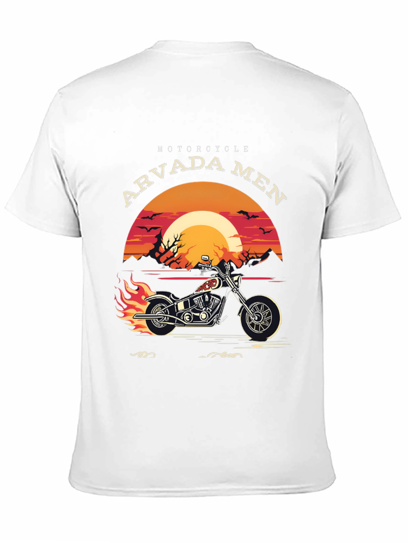 Arvada Men Motorcycle Graphic Tee