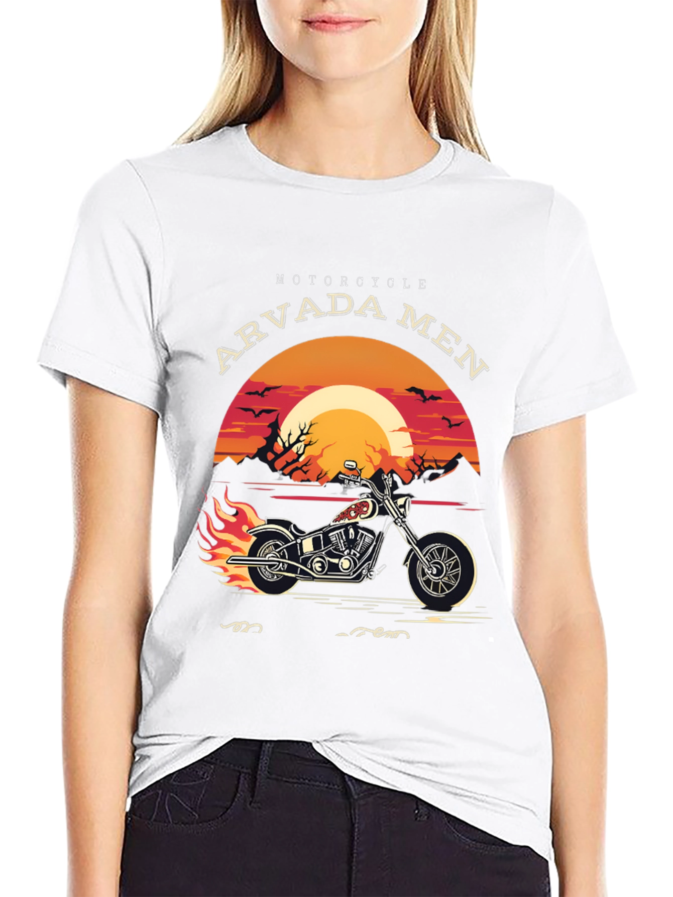 Arvada Men Motorcycle Graphic Tee