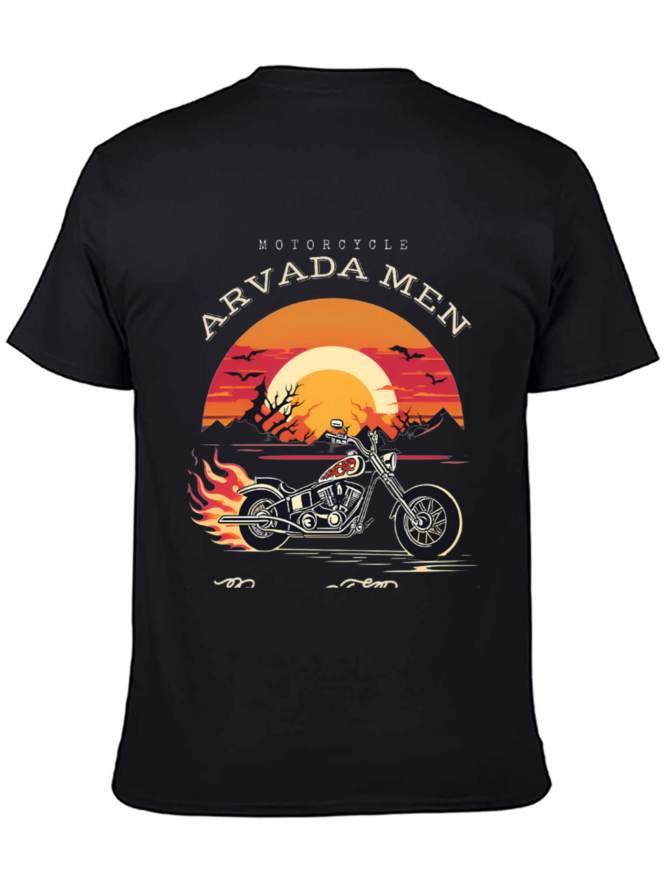 Arvada Men Motorcycle Graphic Tee