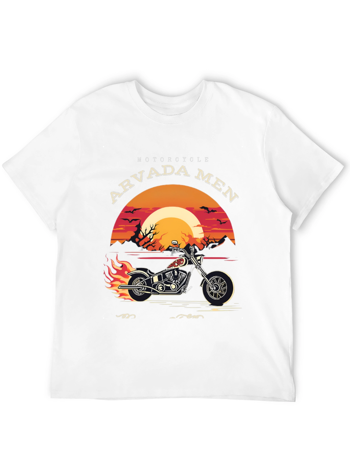 Arvada Men Motorcycle Graphic Tee