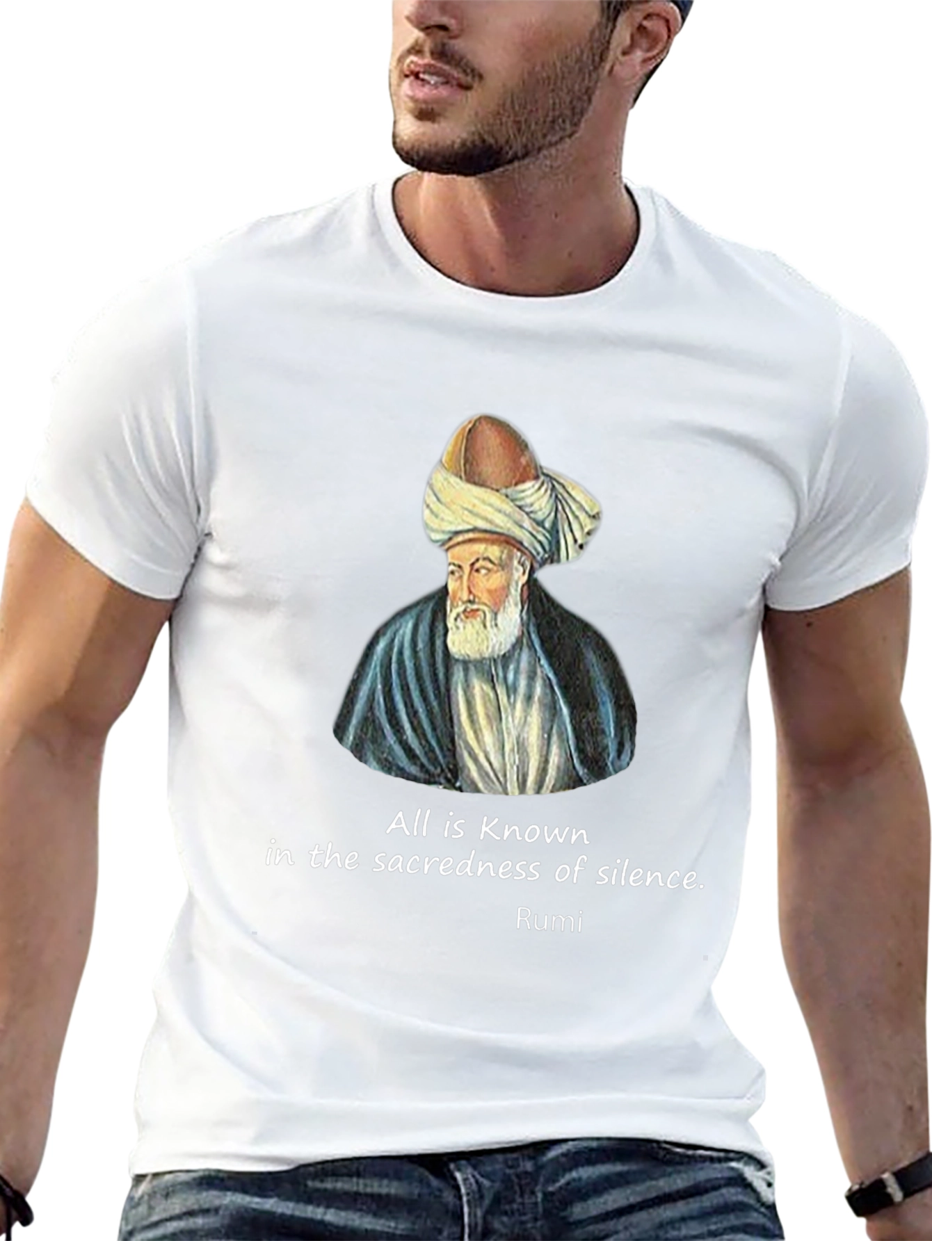 Rumi Quote Black T-Shirt
