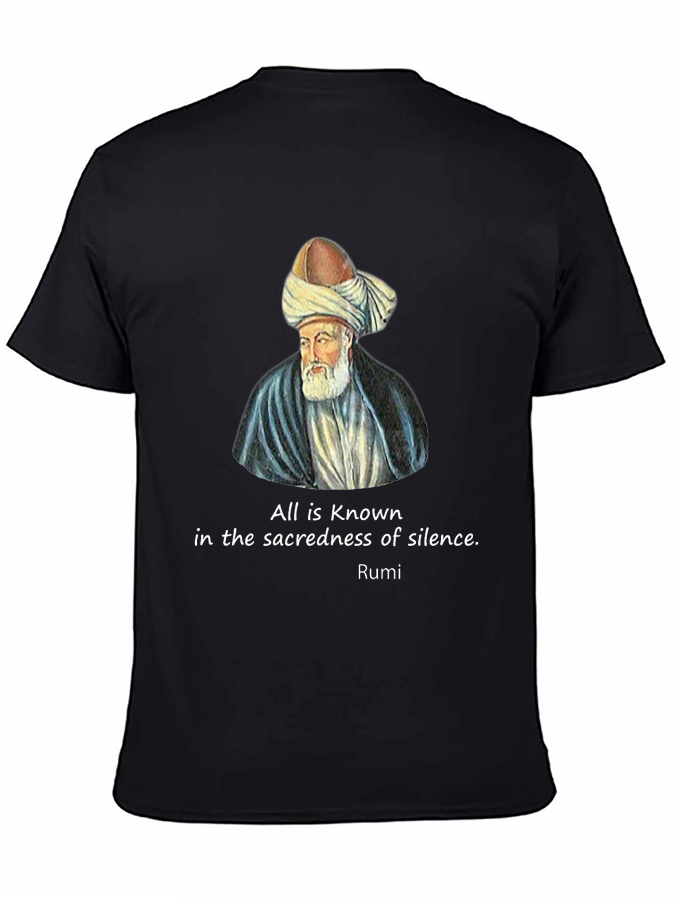 Rumi Quote Black T-Shirt