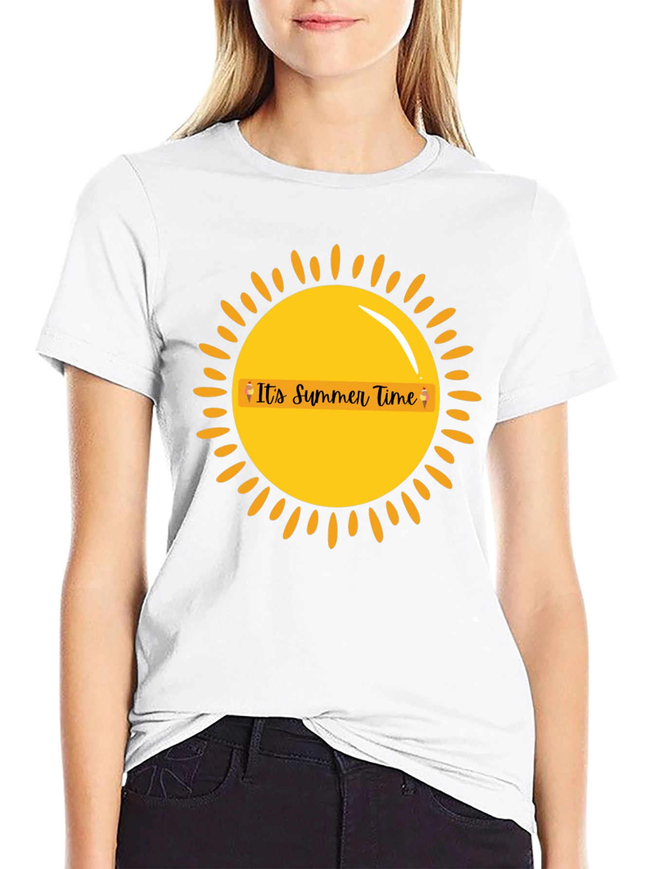 Summer Time Graphic Tee - Black