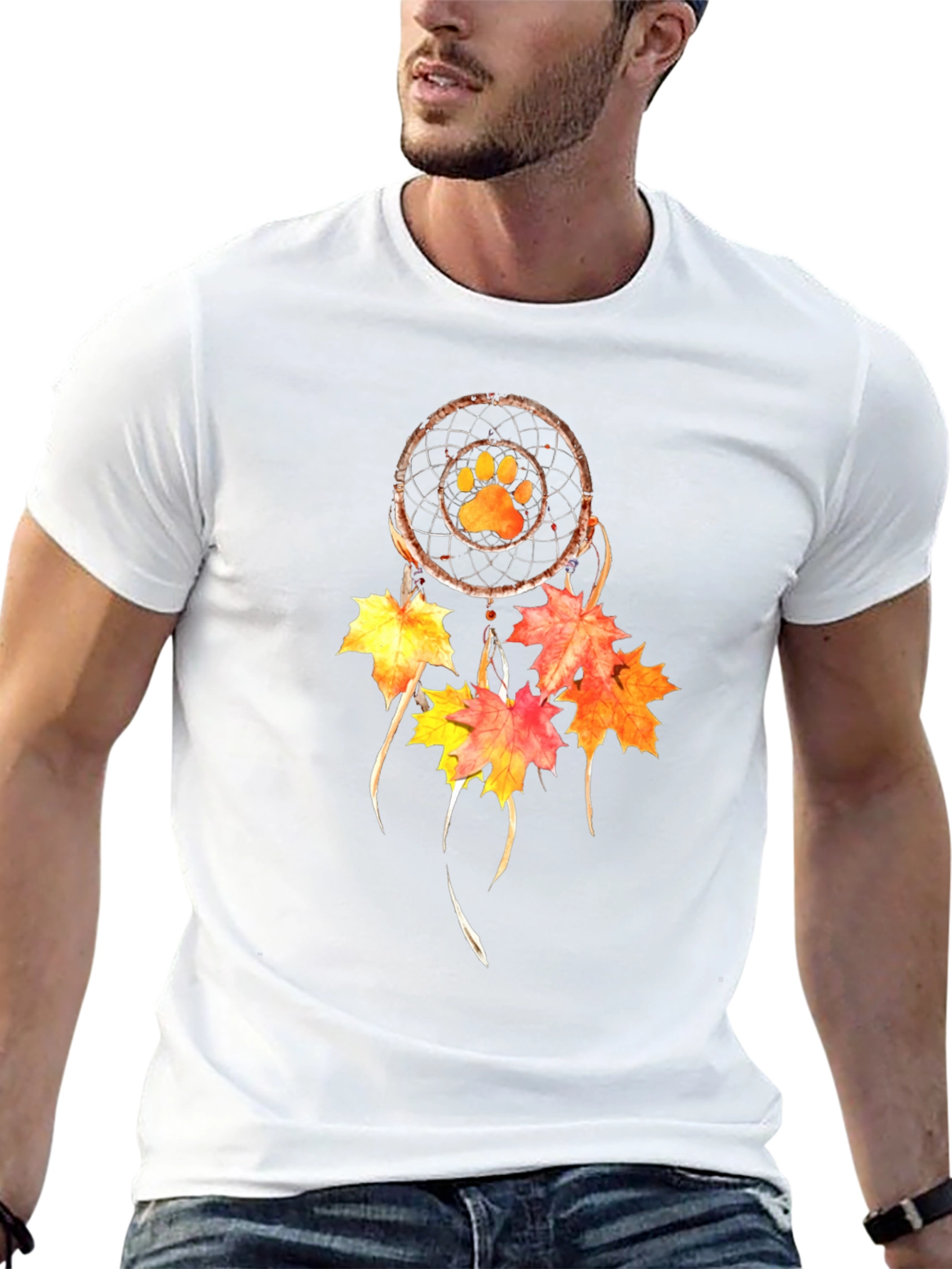 Paw Print Dream Catcher T-Shirt