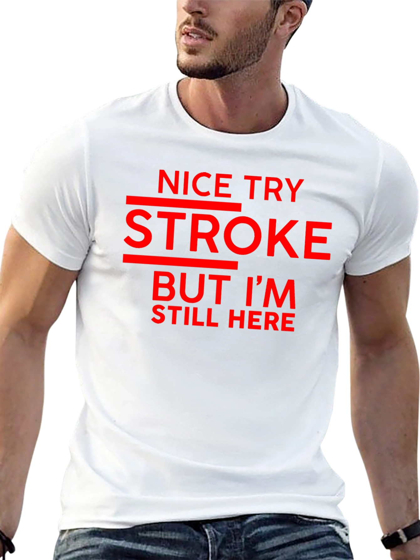 Funny Stroke Survivor Graphic Tee