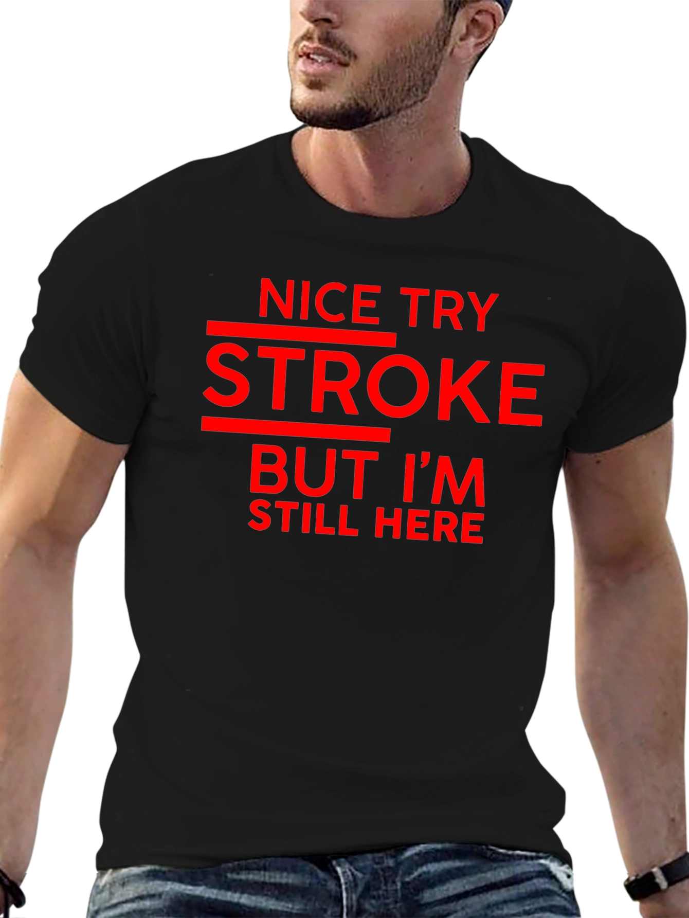 Funny Stroke Survivor Graphic Tee