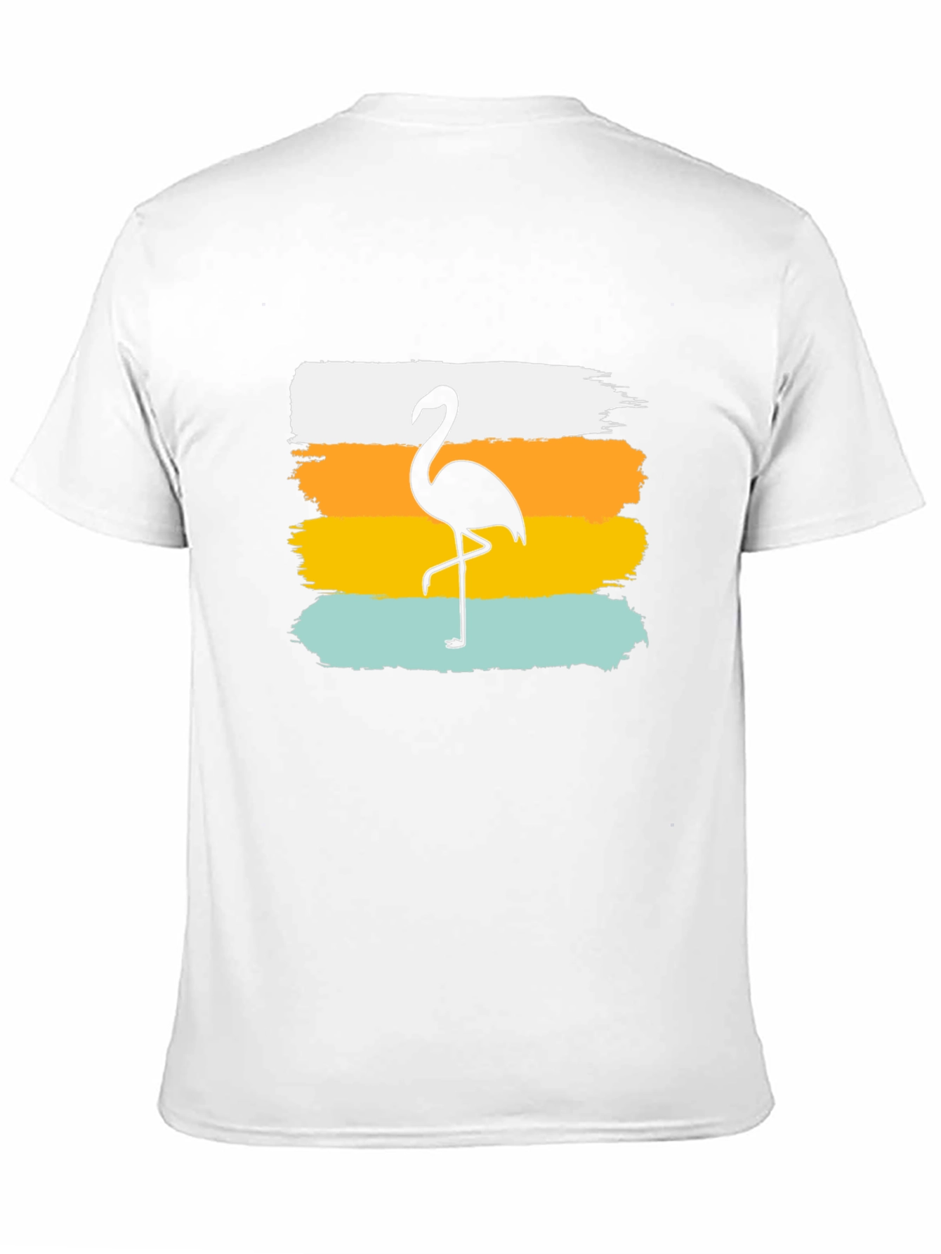 Flamingo Silhouette T-Shirt - Black Tee