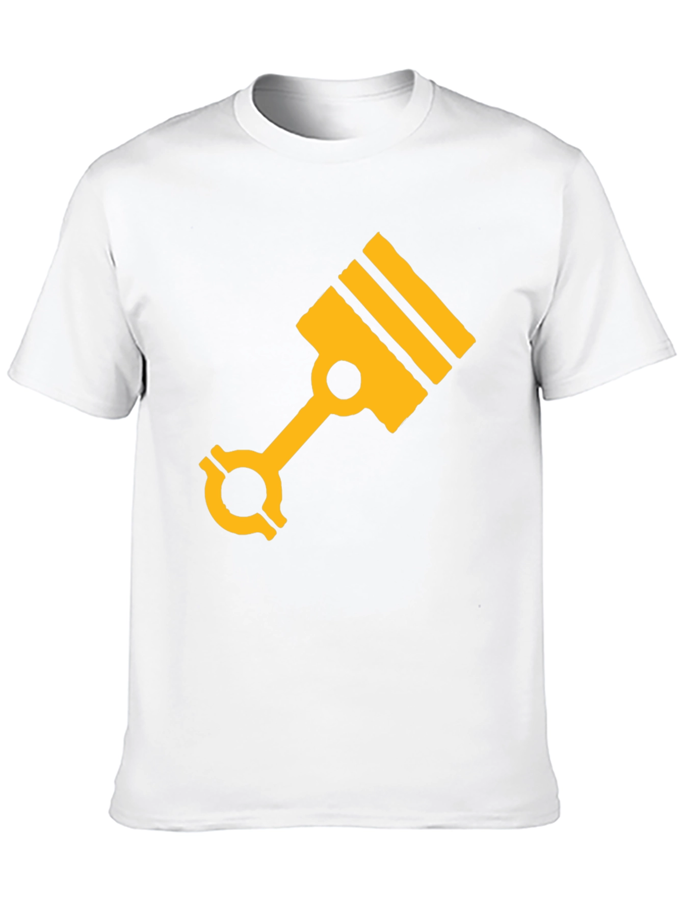 Engine Piston Graphic Tee - Black