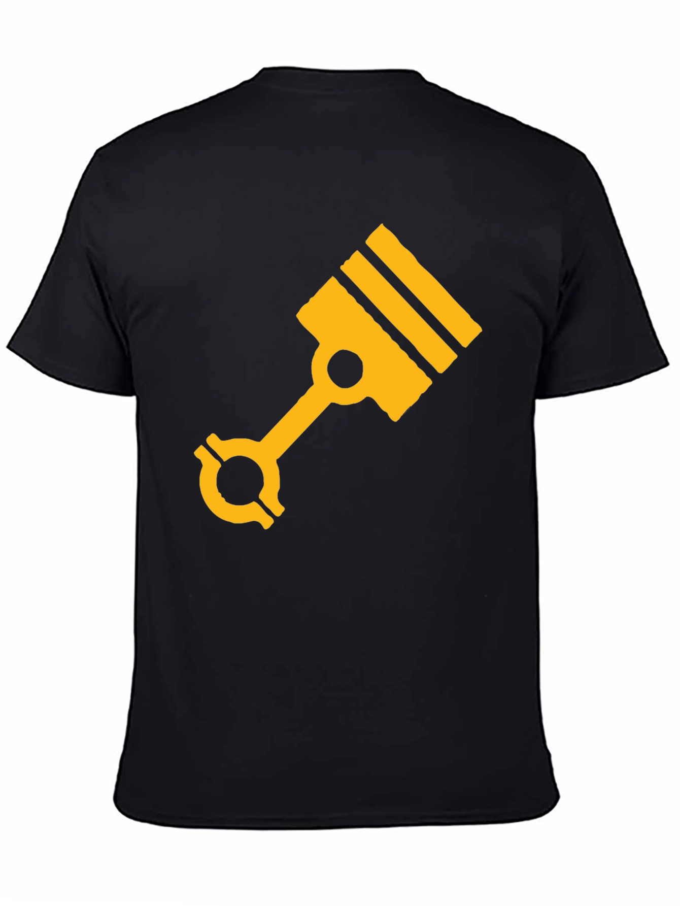 Engine Piston Graphic Tee - Black