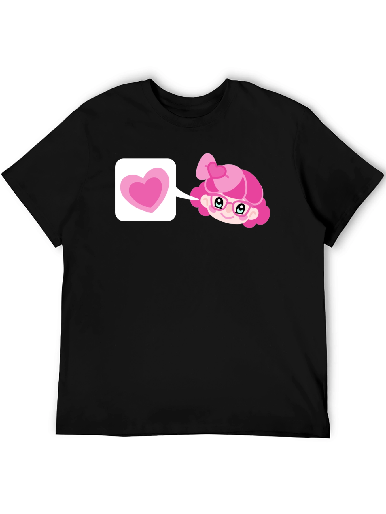 Pink Heart Girl T-Shirt