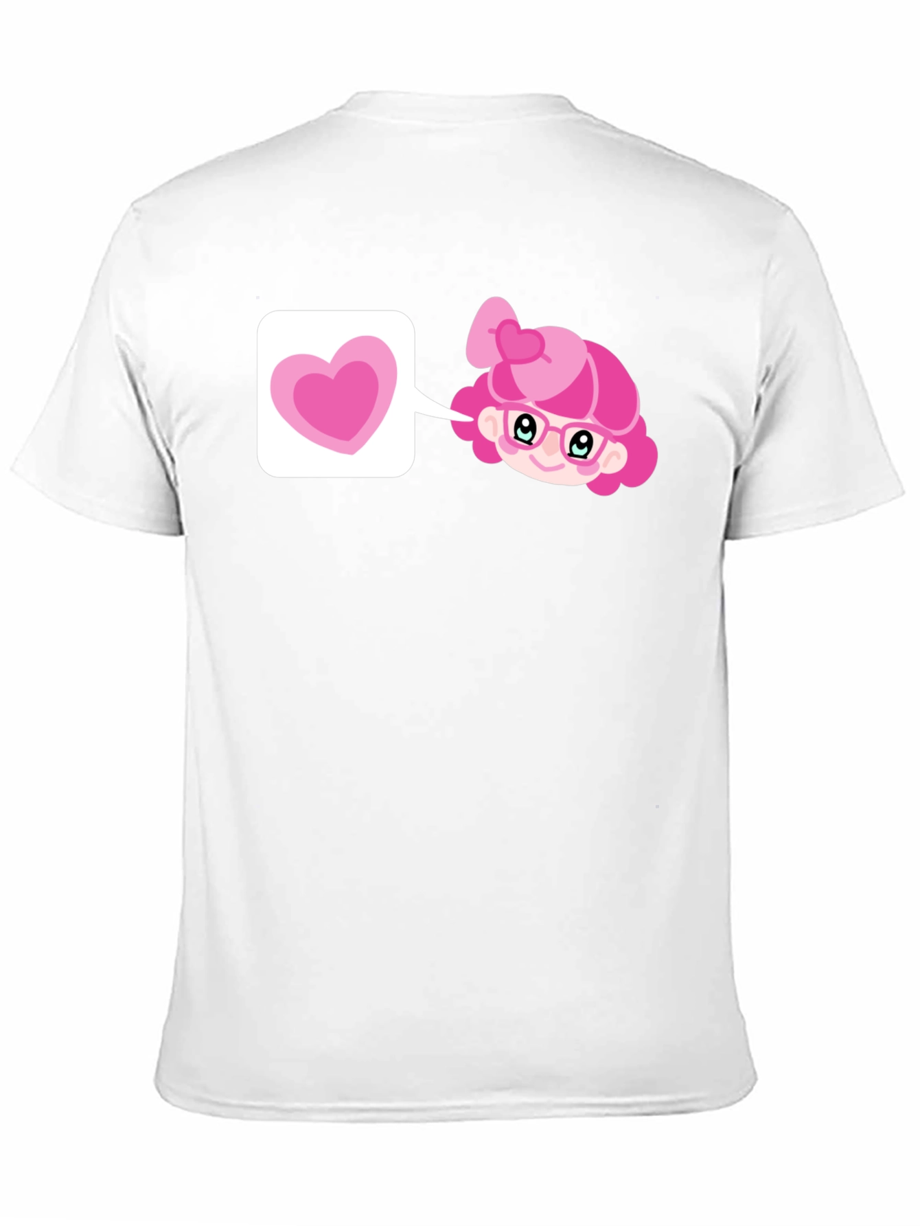 Pink Heart Girl T-Shirt