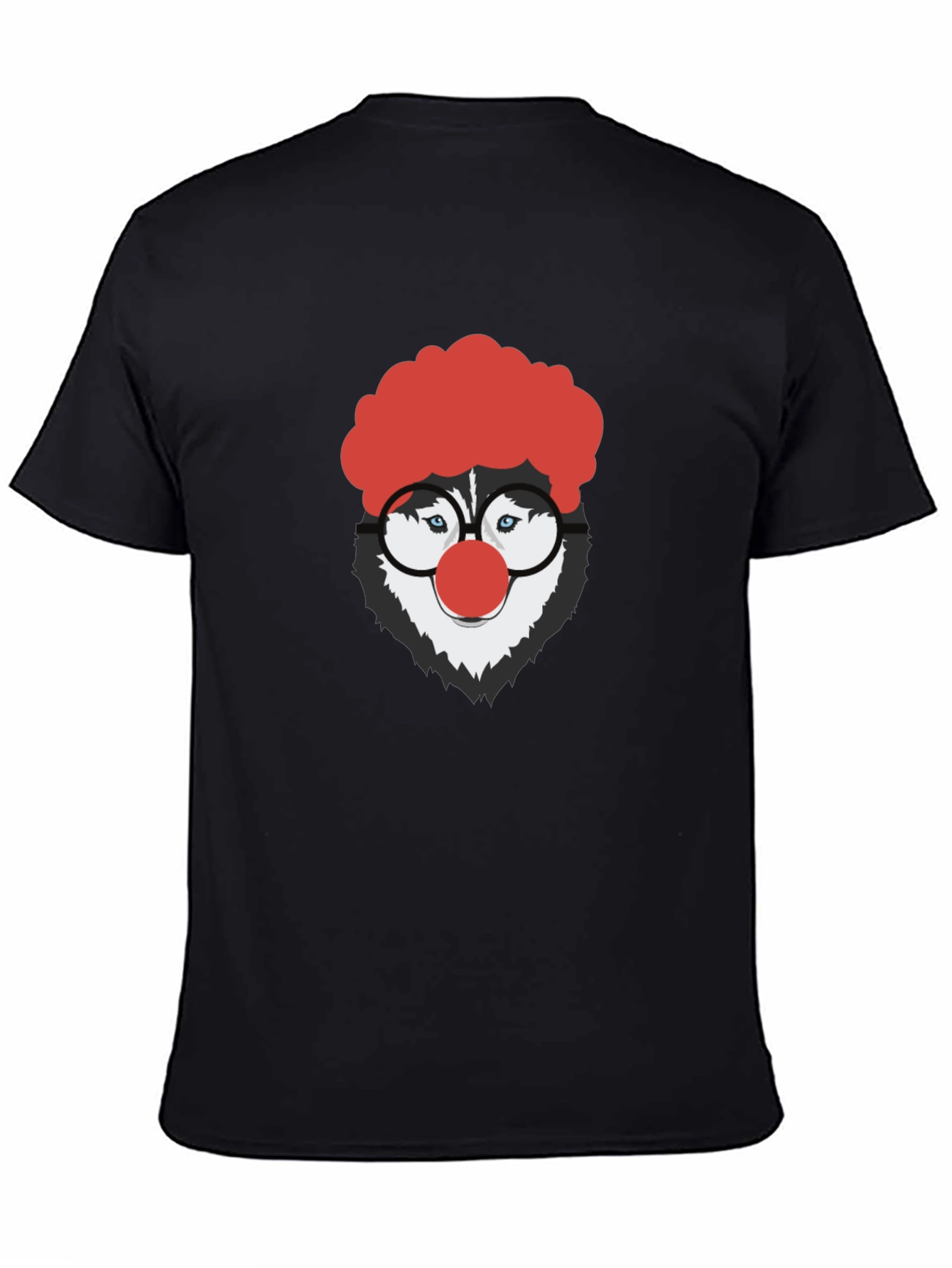 Clown Dog Graphic Tee - Unisex Cotton T-Shirt
