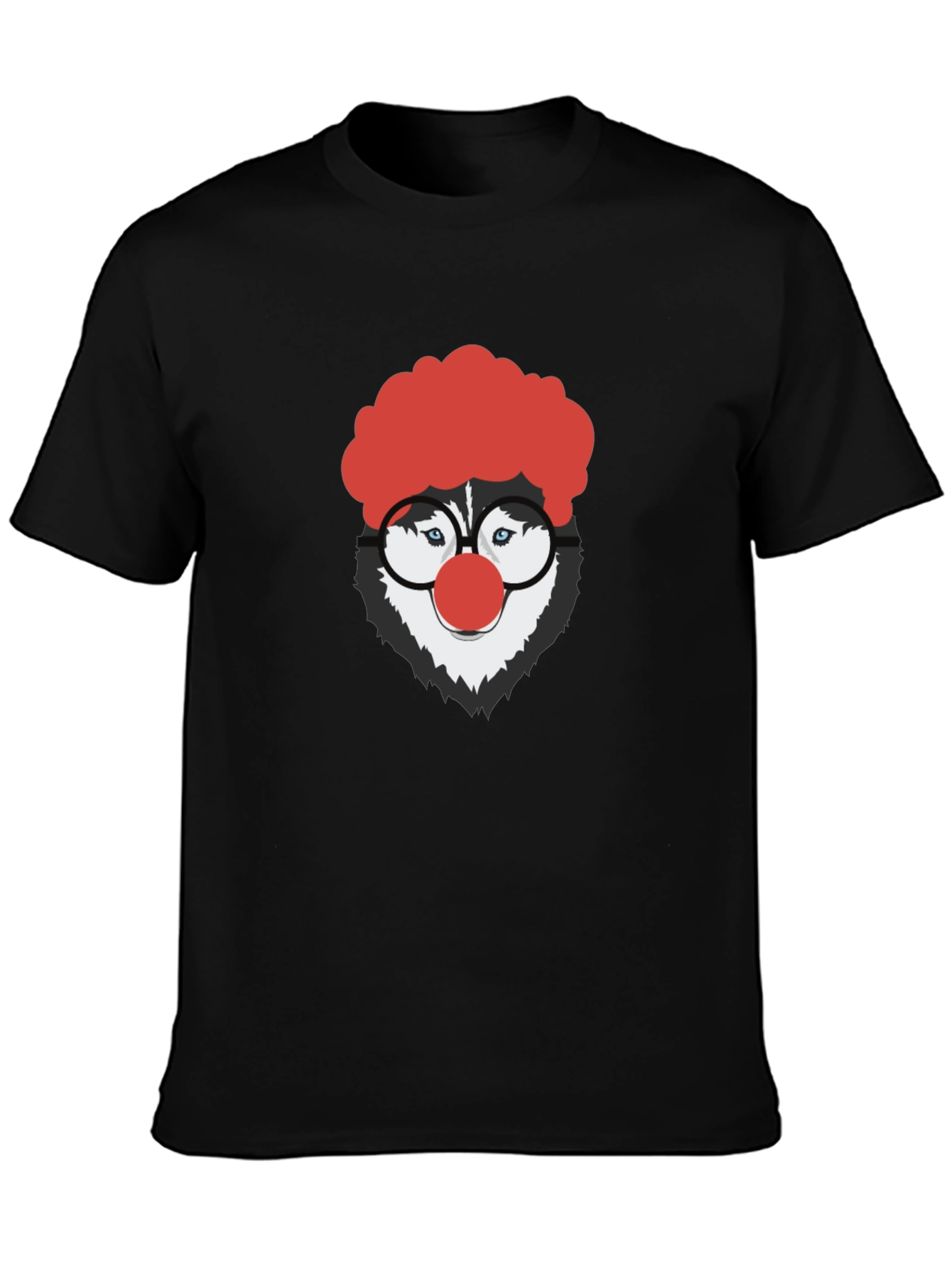 Clown Dog Graphic Tee - Unisex Cotton T-Shirt
