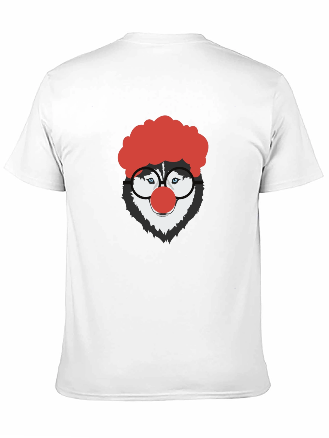 Clown Dog Graphic Tee - Unisex Cotton T-Shirt