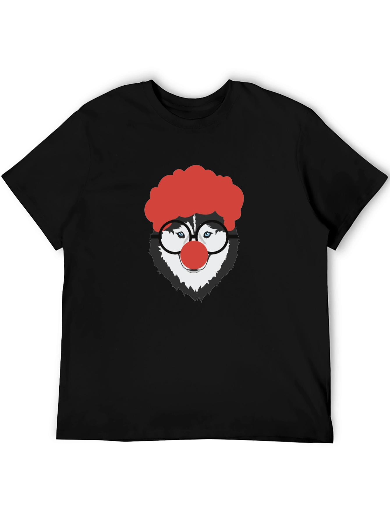 Clown Dog Graphic Tee - Unisex Cotton T-Shirt