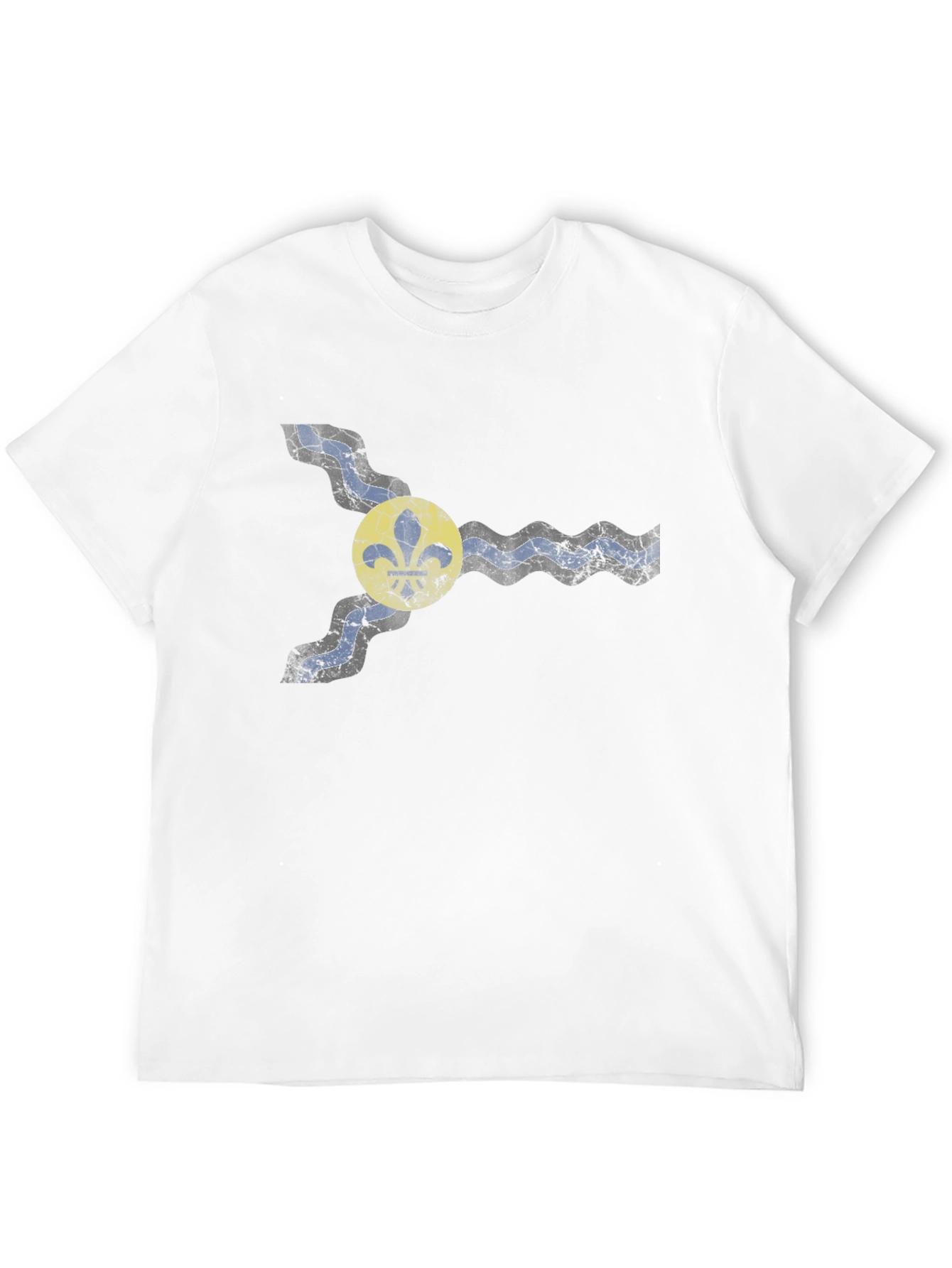 St. Louis Flag Graphic Tee - Unisex Black T-Shirt
