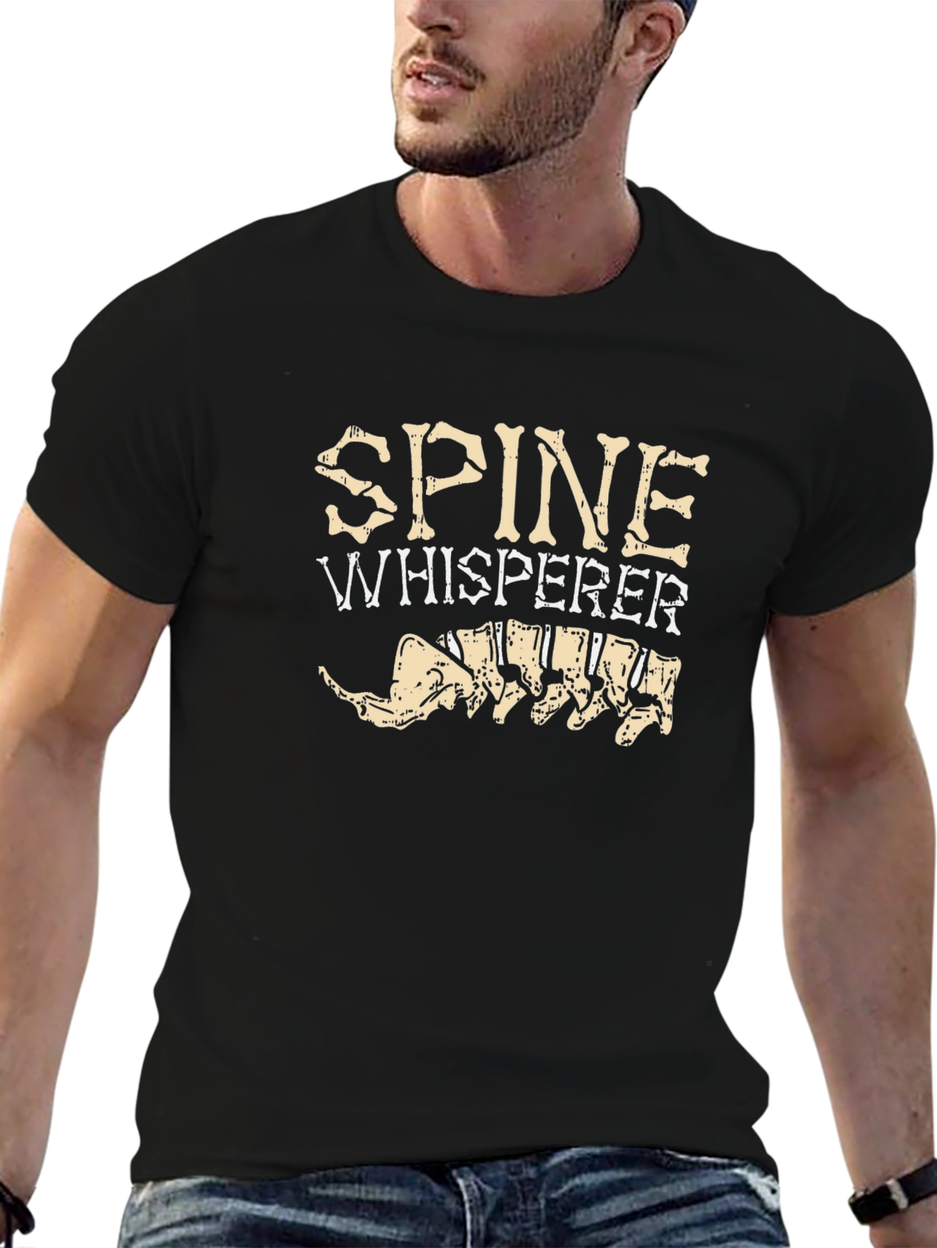 Spine Whisperer Graphic Tee - Chiropractic Humor