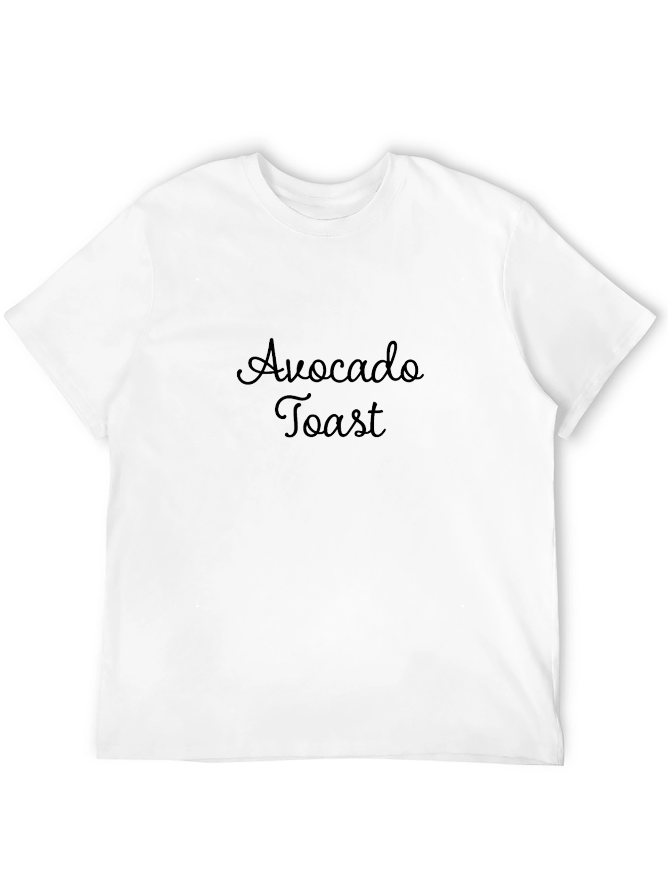 Avocado Toast Graphic Tee - Trendy Black T-Shirt