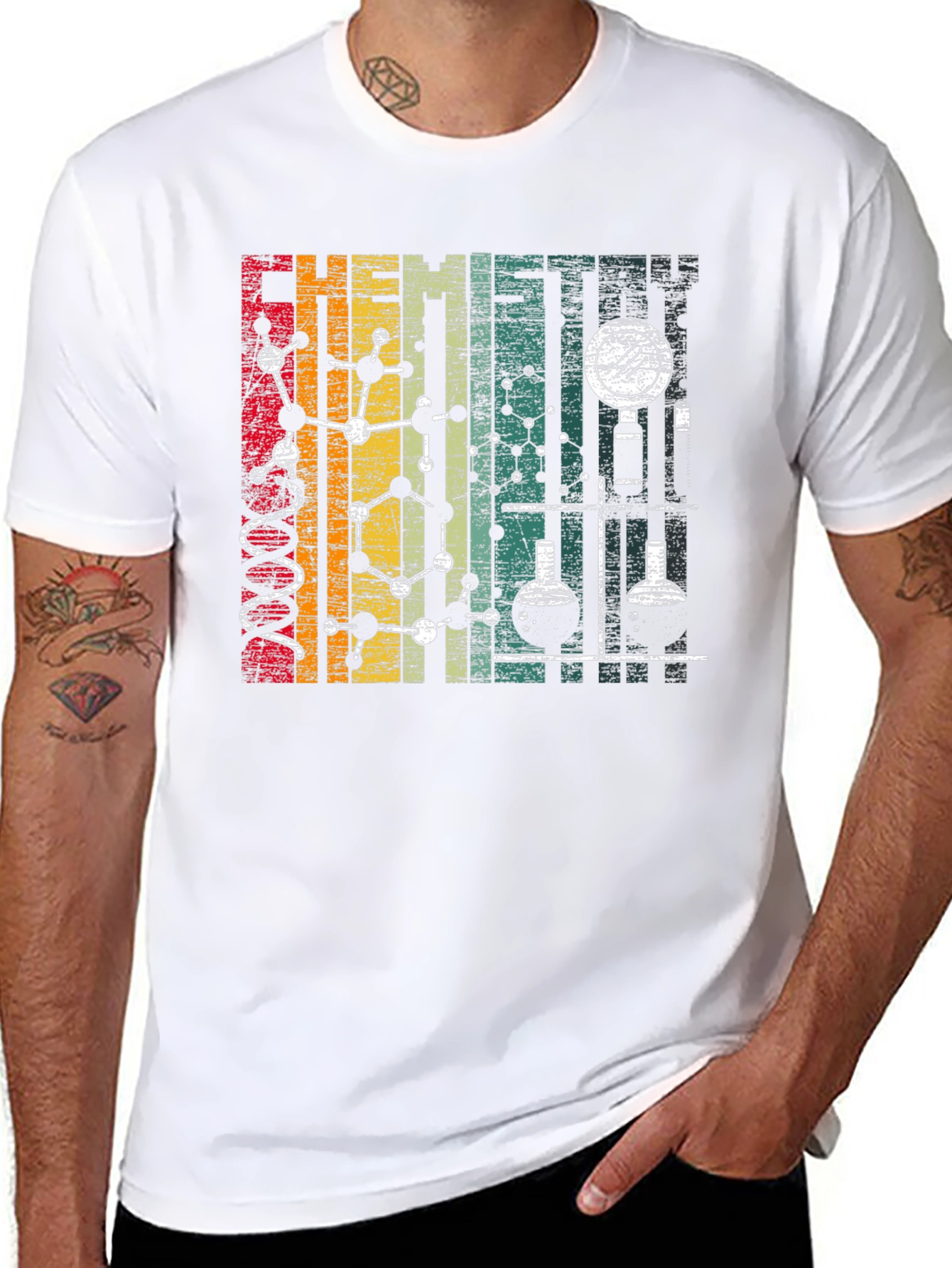 Chemistry Retro Graphic T-Shirt