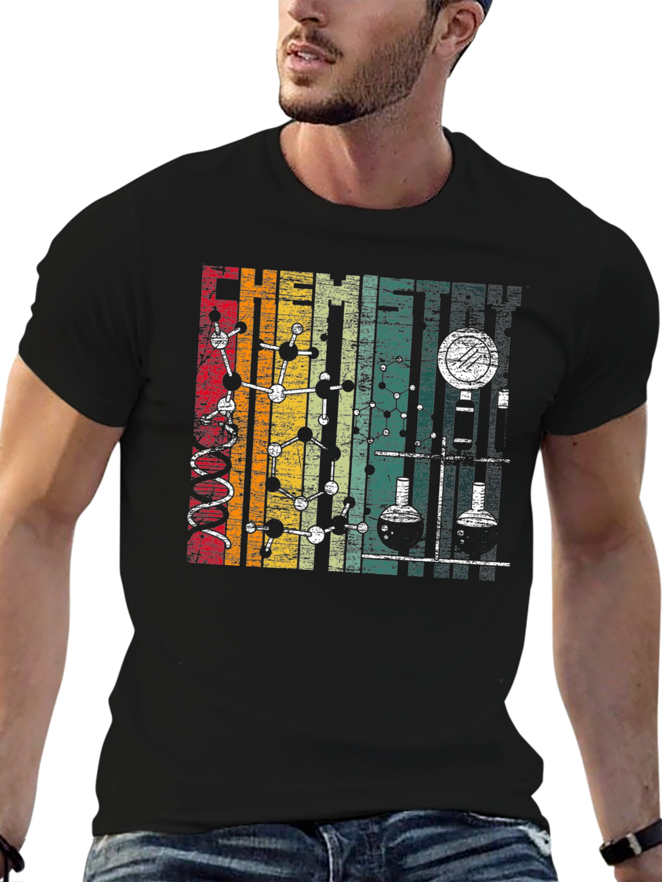Chemistry Retro Graphic T-Shirt