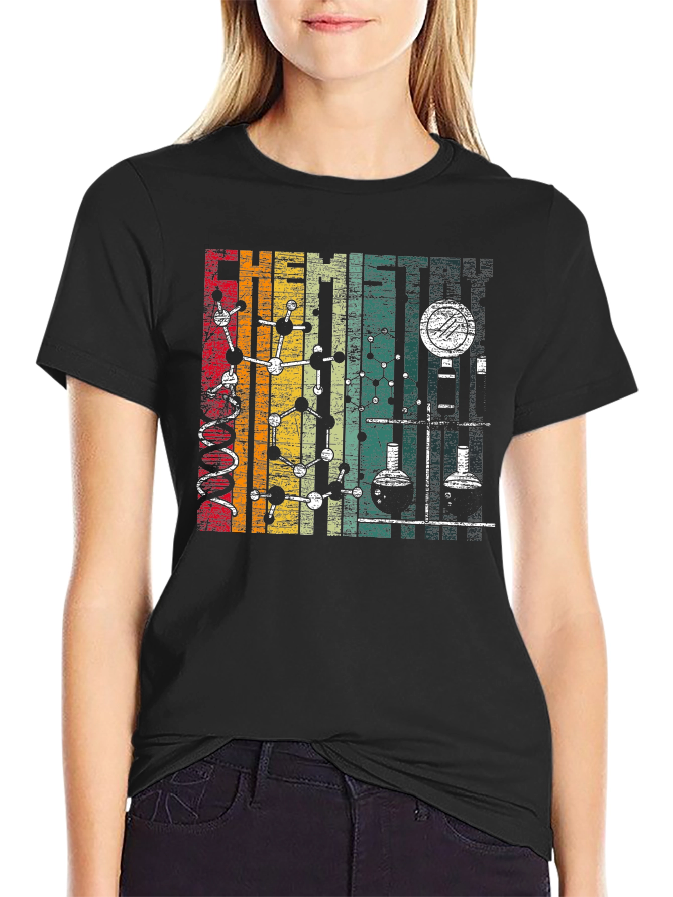 Chemistry Retro Graphic T-Shirt