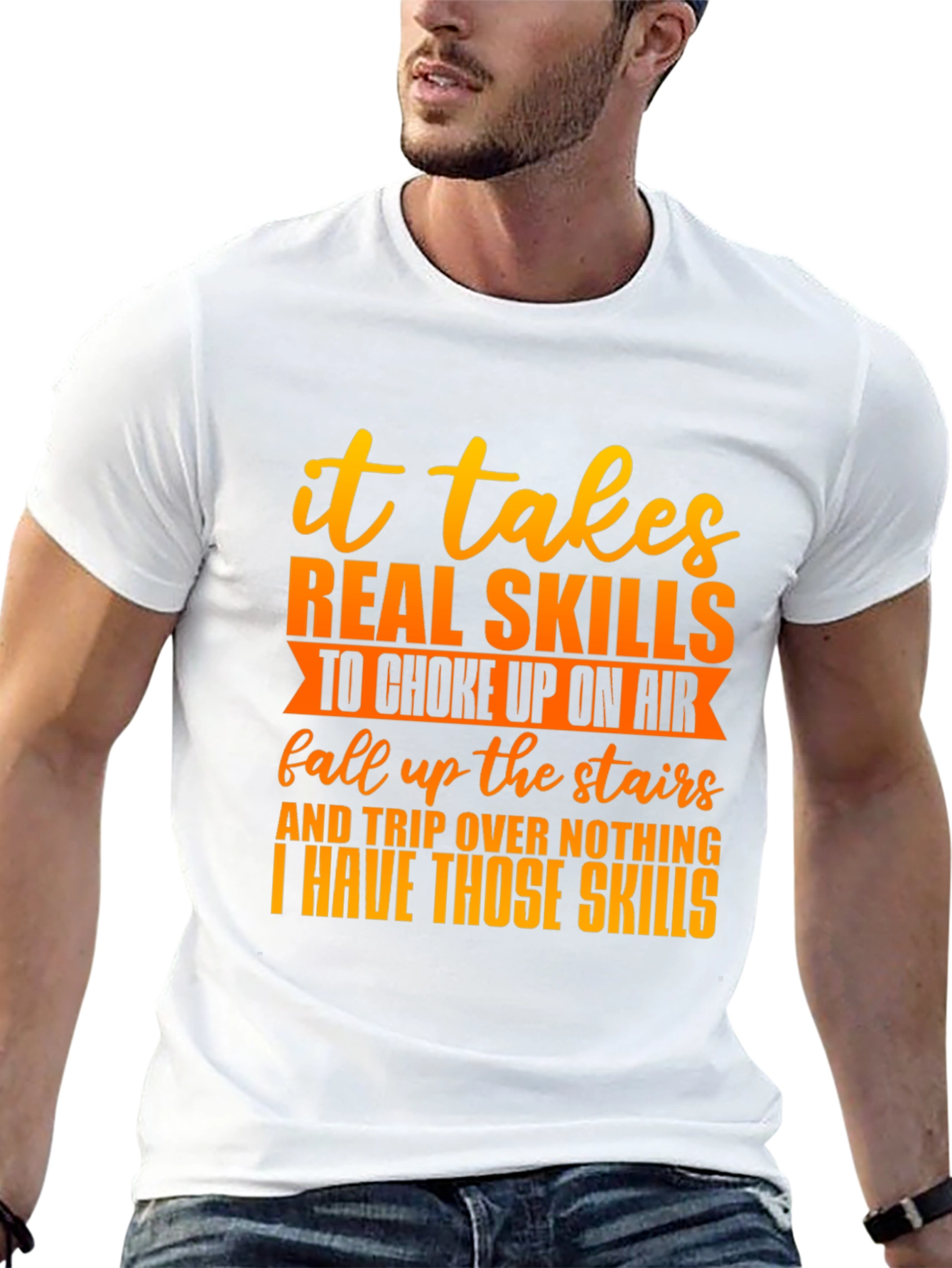 Funny Skills Graphic T-Shirt