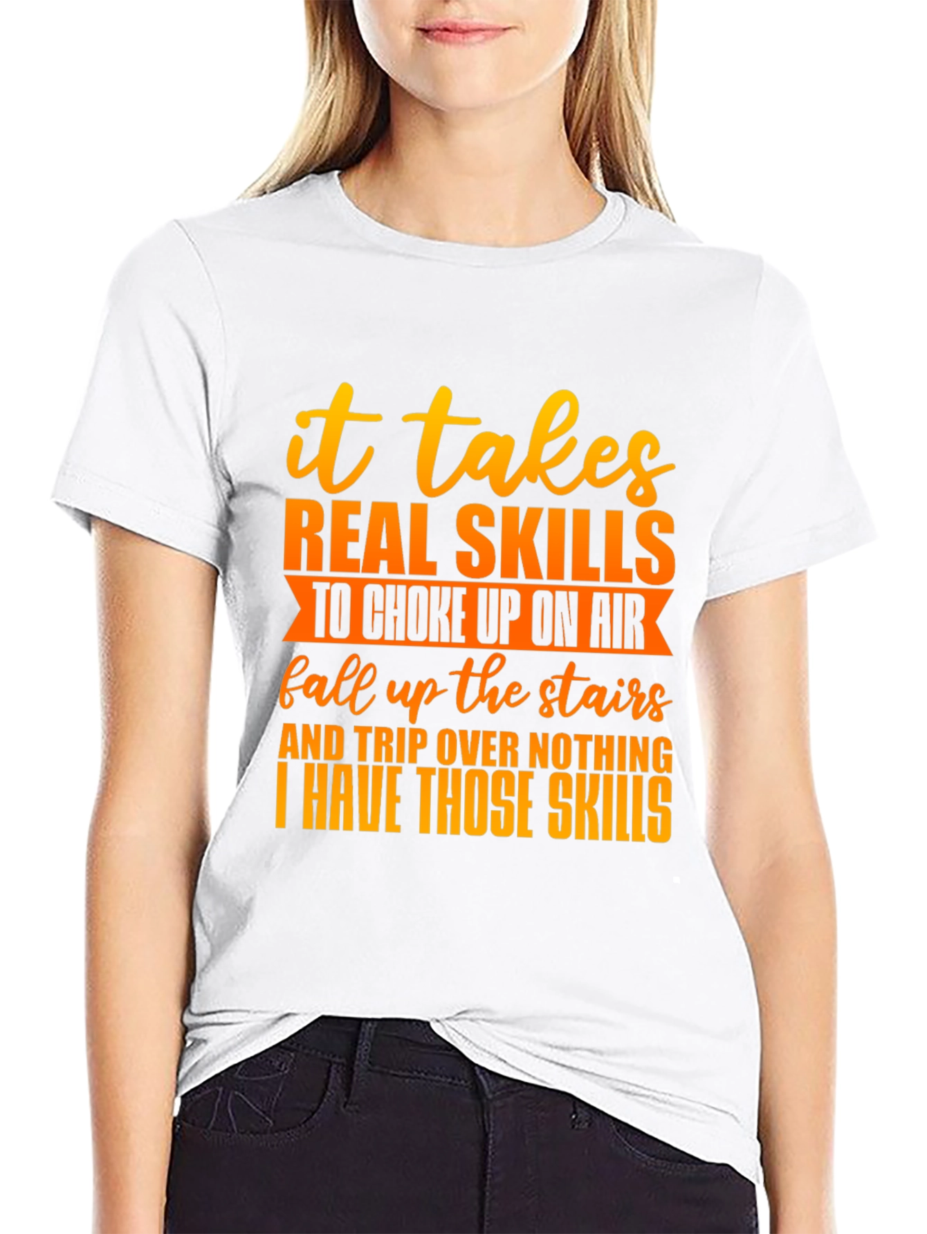 Funny Skills Graphic T-Shirt
