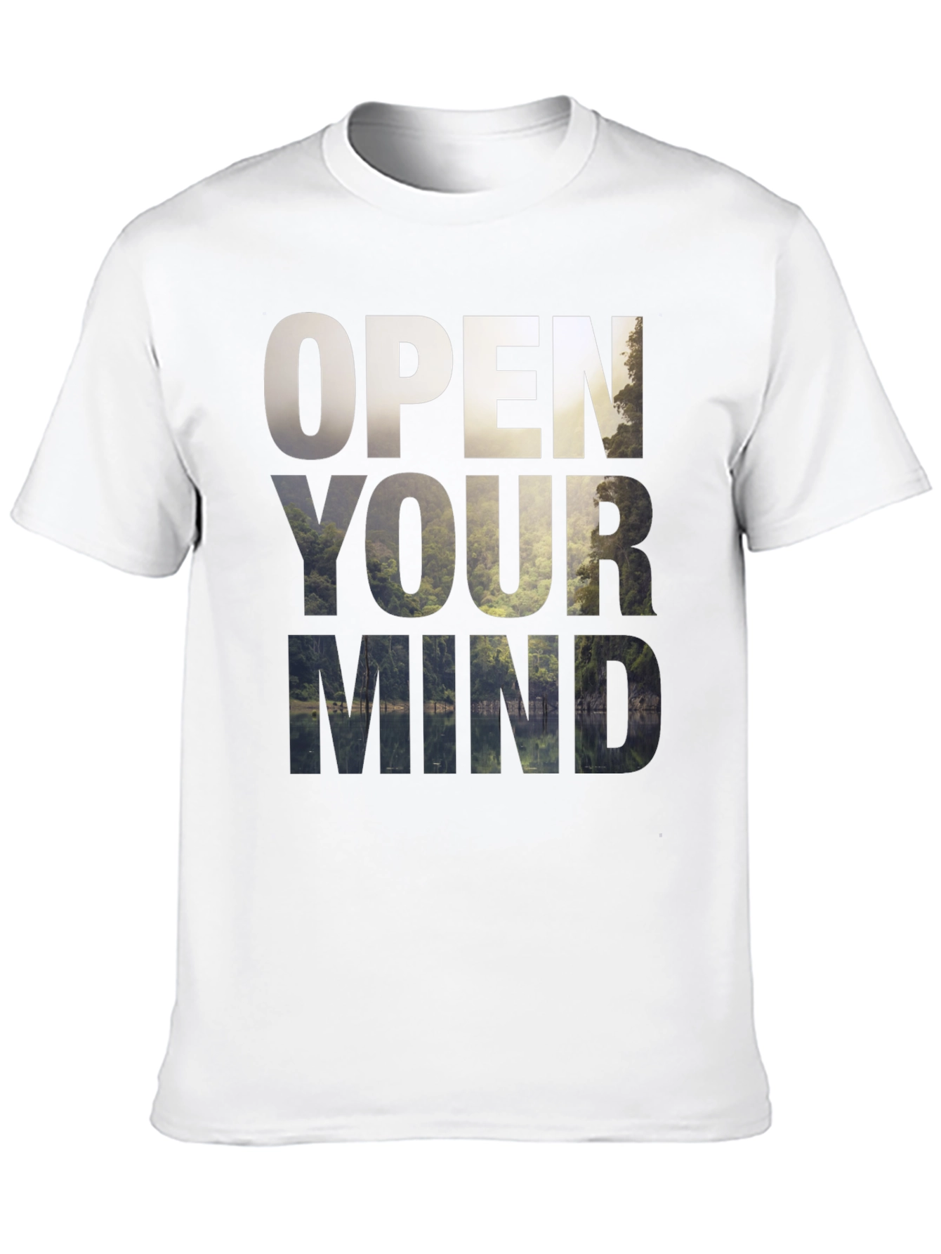 Open Your Mind Graphic Tee - Nature Inspired Design