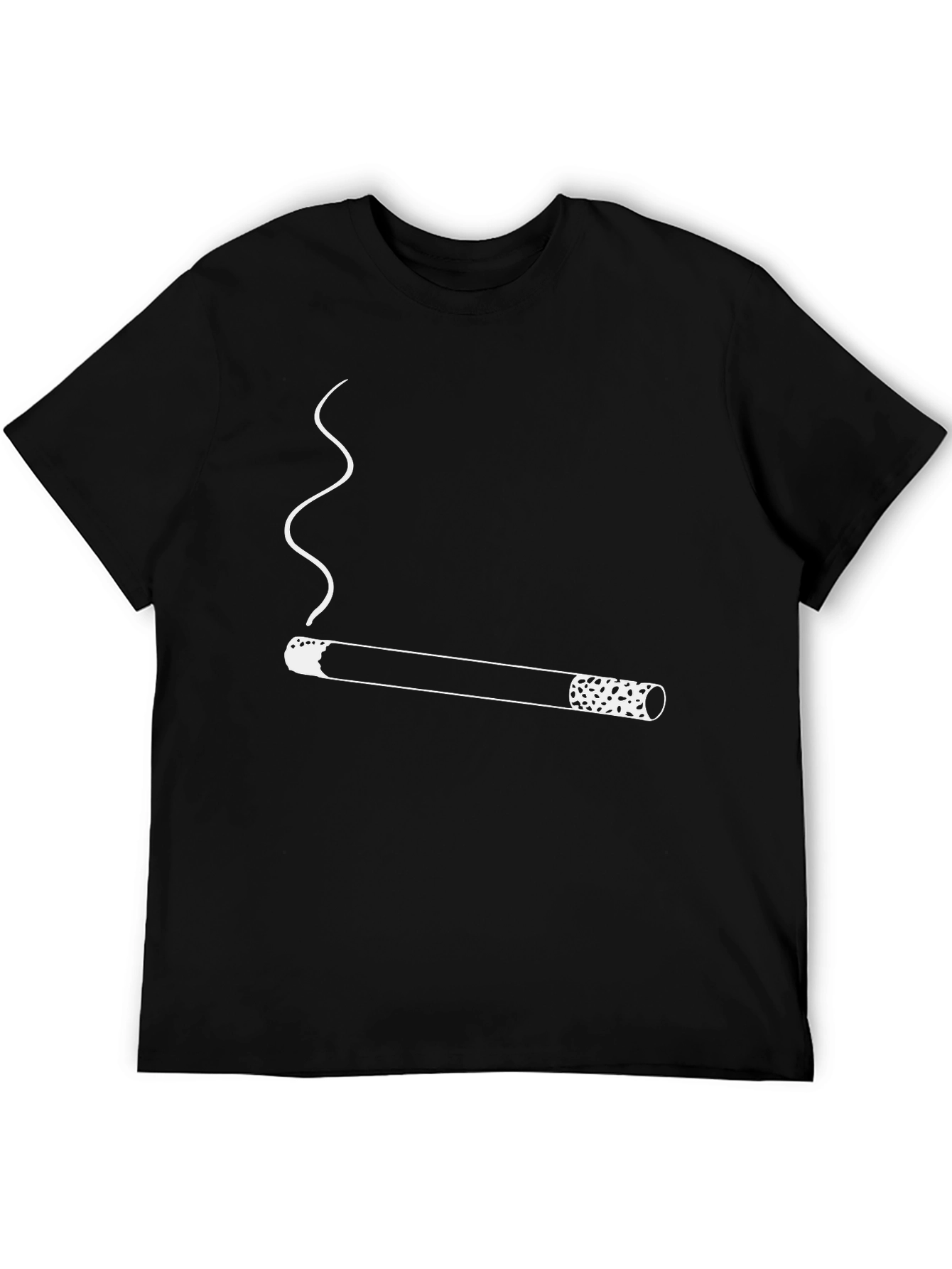 Cigarette Graphic Tee - Black T-Shirt