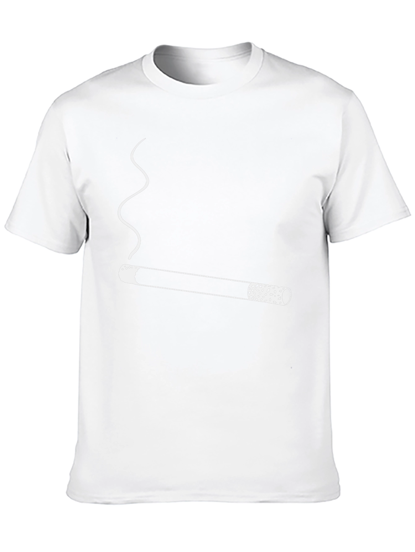 Cigarette Graphic Tee - Black T-Shirt