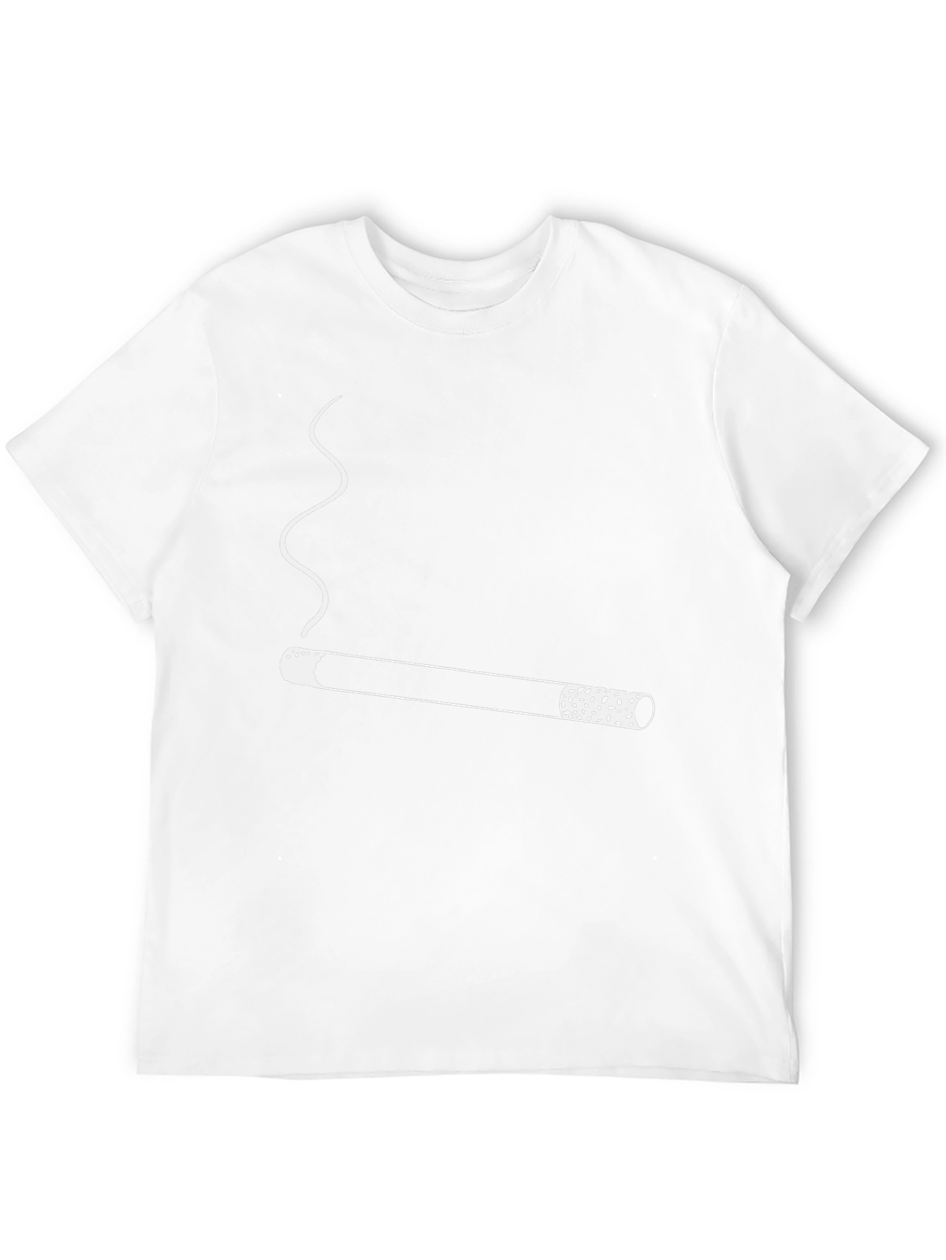 Cigarette Graphic Tee - Black T-Shirt