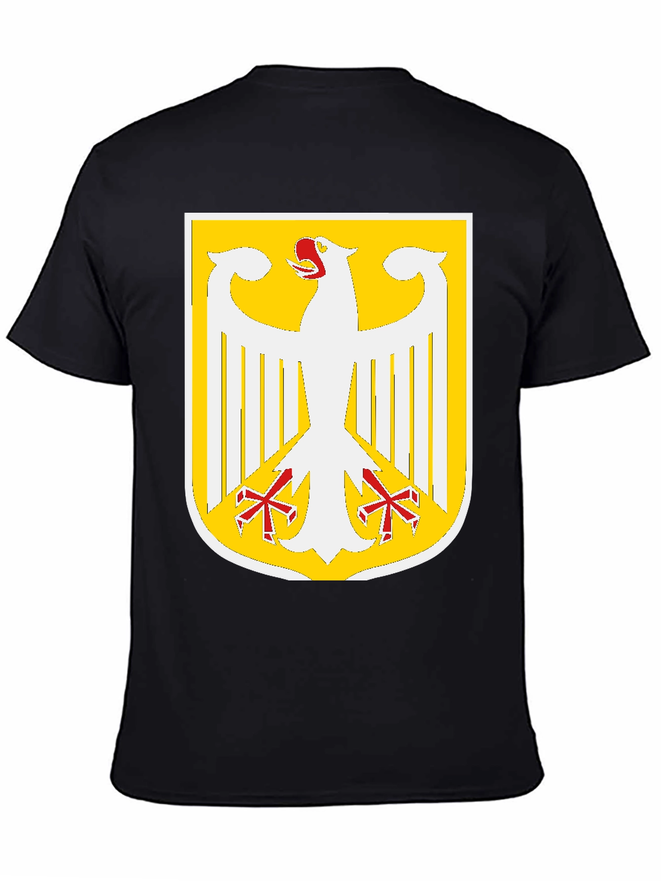 German Eagle Crest Graphic T-Shirt