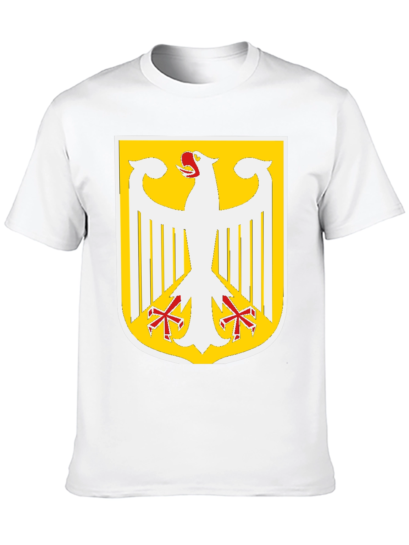 German Eagle Crest Graphic T-Shirt