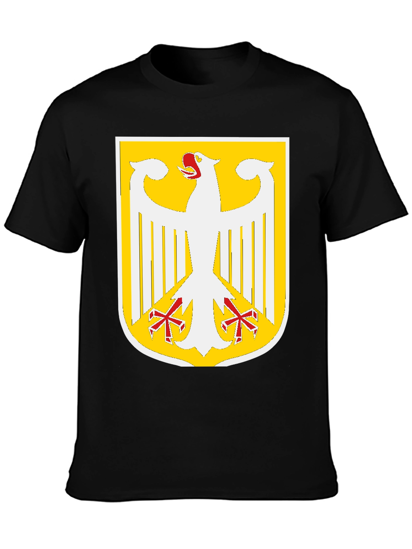 German Eagle Crest Graphic T-Shirt