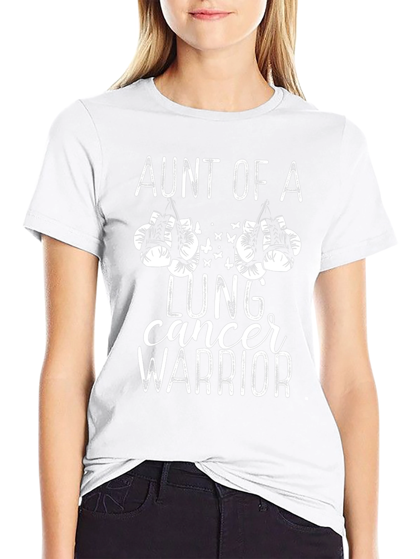 Aunt of a Lung Cancer Warrior T-Shirt