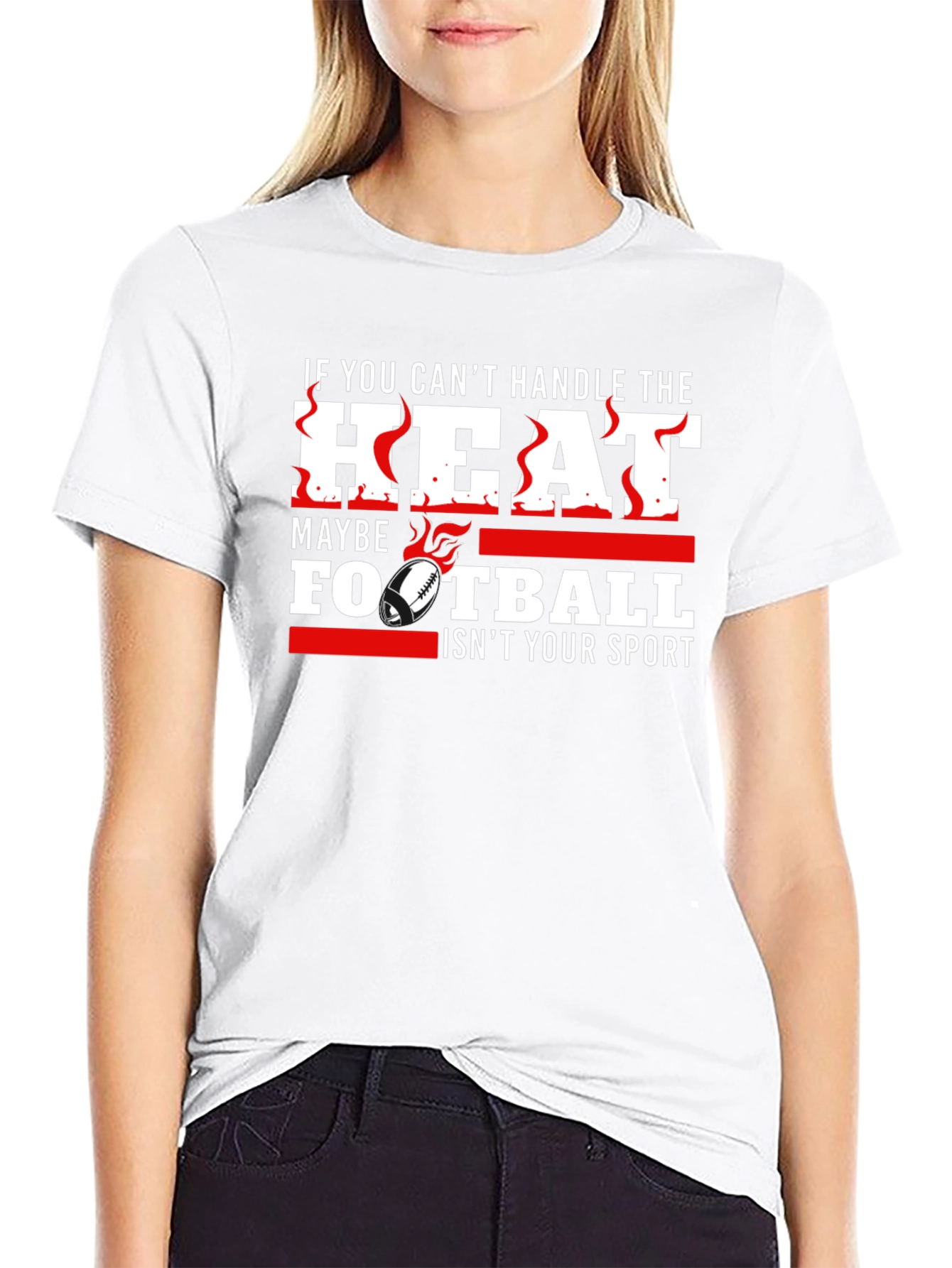 Heat Football Graphic Tee - Black