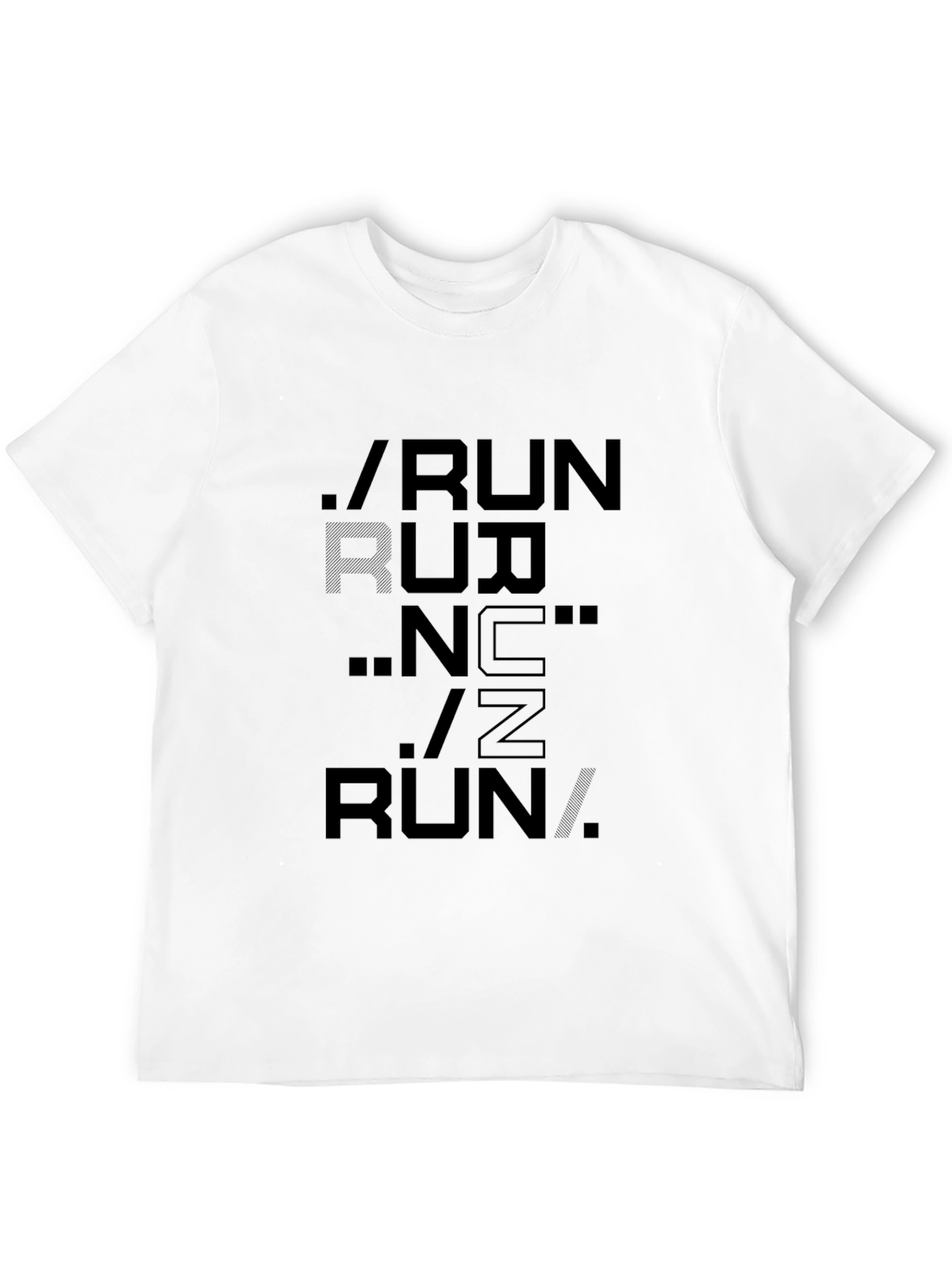 Run Graphic T-Shirt - Black