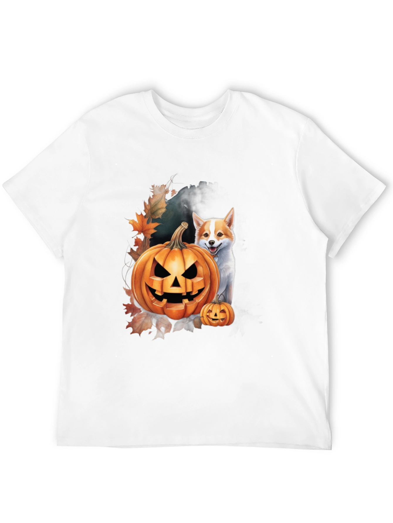 Halloween Dog & Pumpkin T-Shirt
