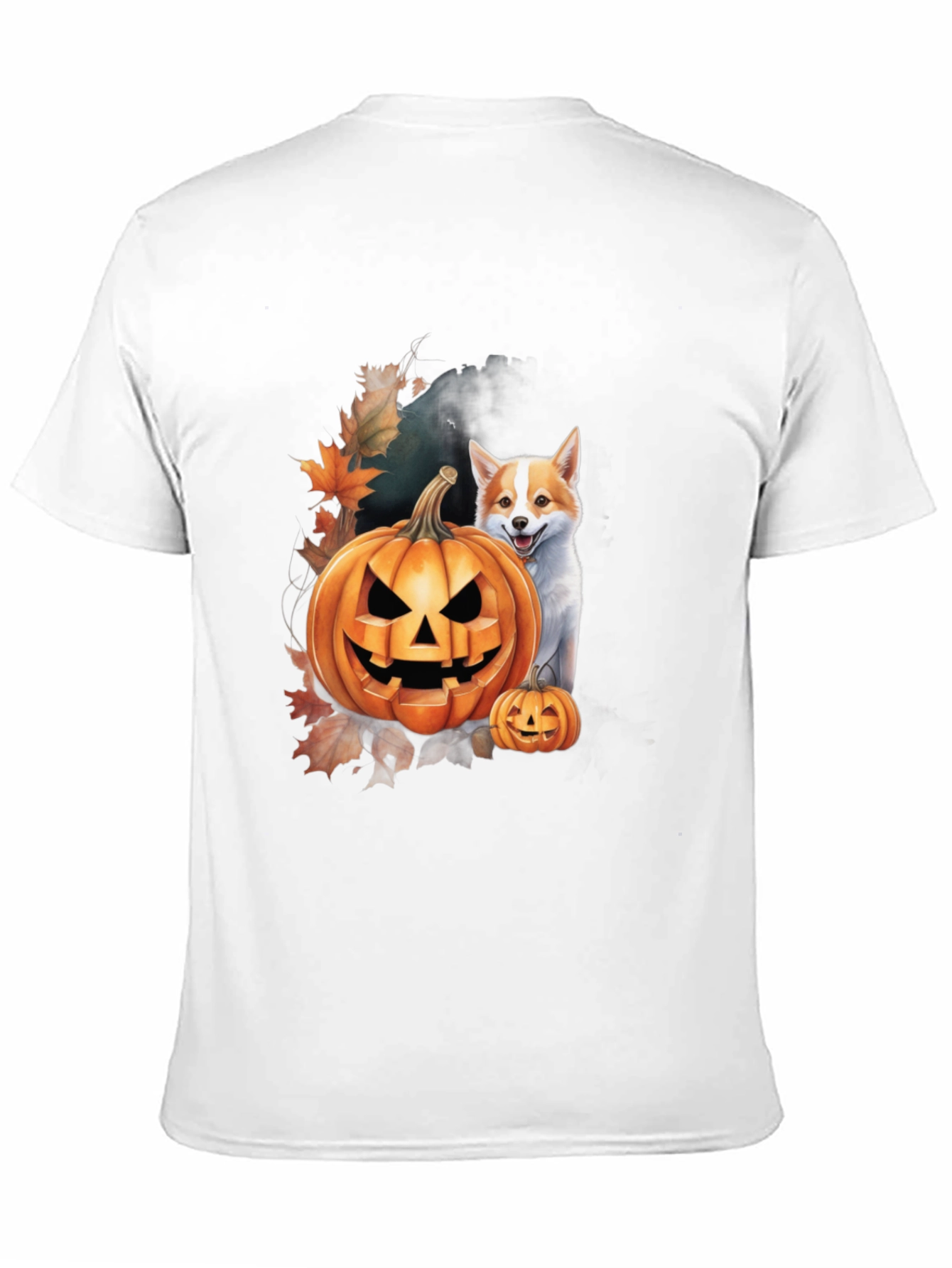 Halloween Dog & Pumpkin T-Shirt