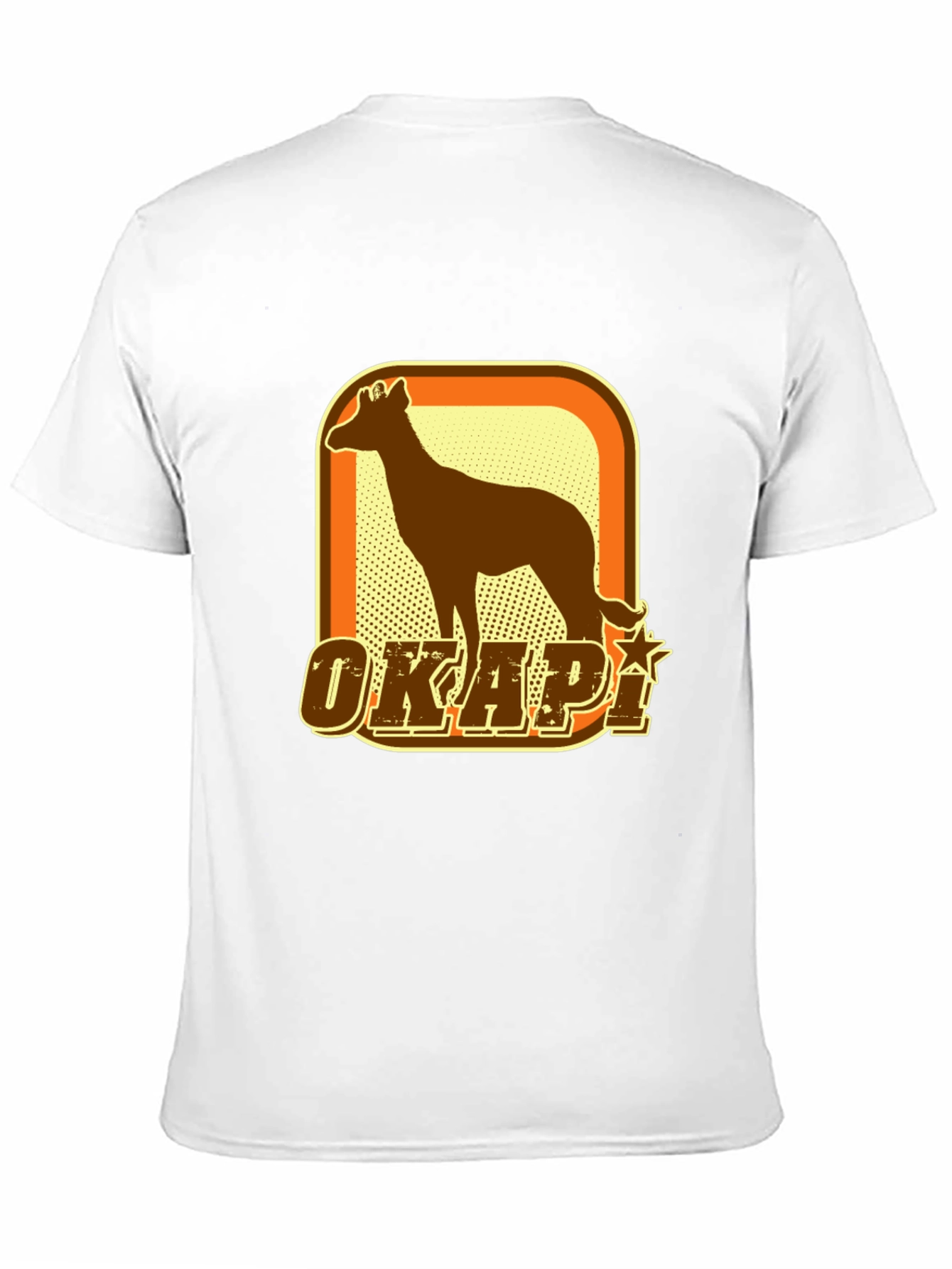 Okapi Graphic T-Shirt - Retro Style