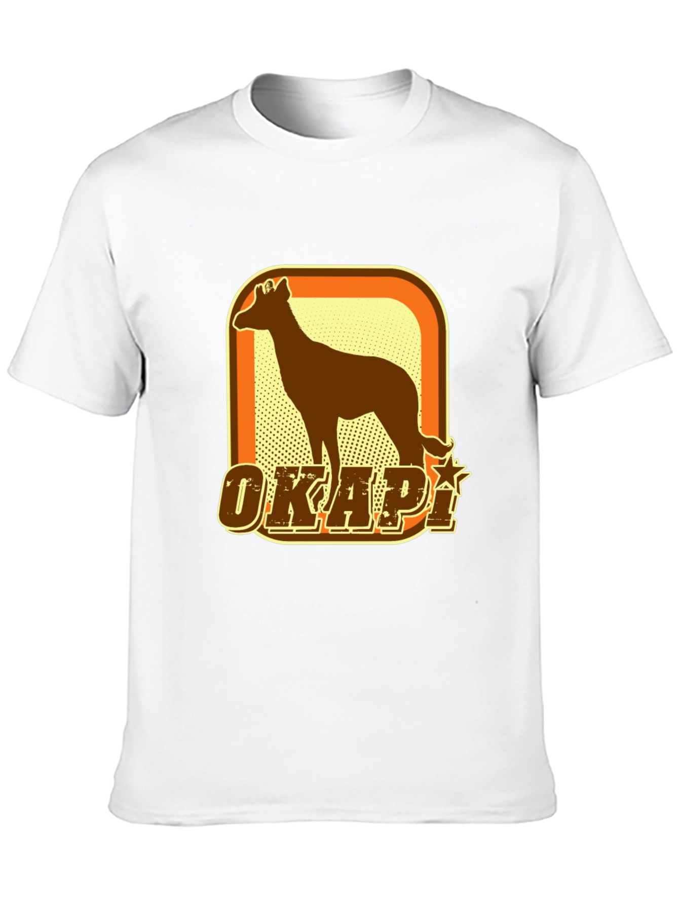 Okapi Graphic T-Shirt - Retro Style