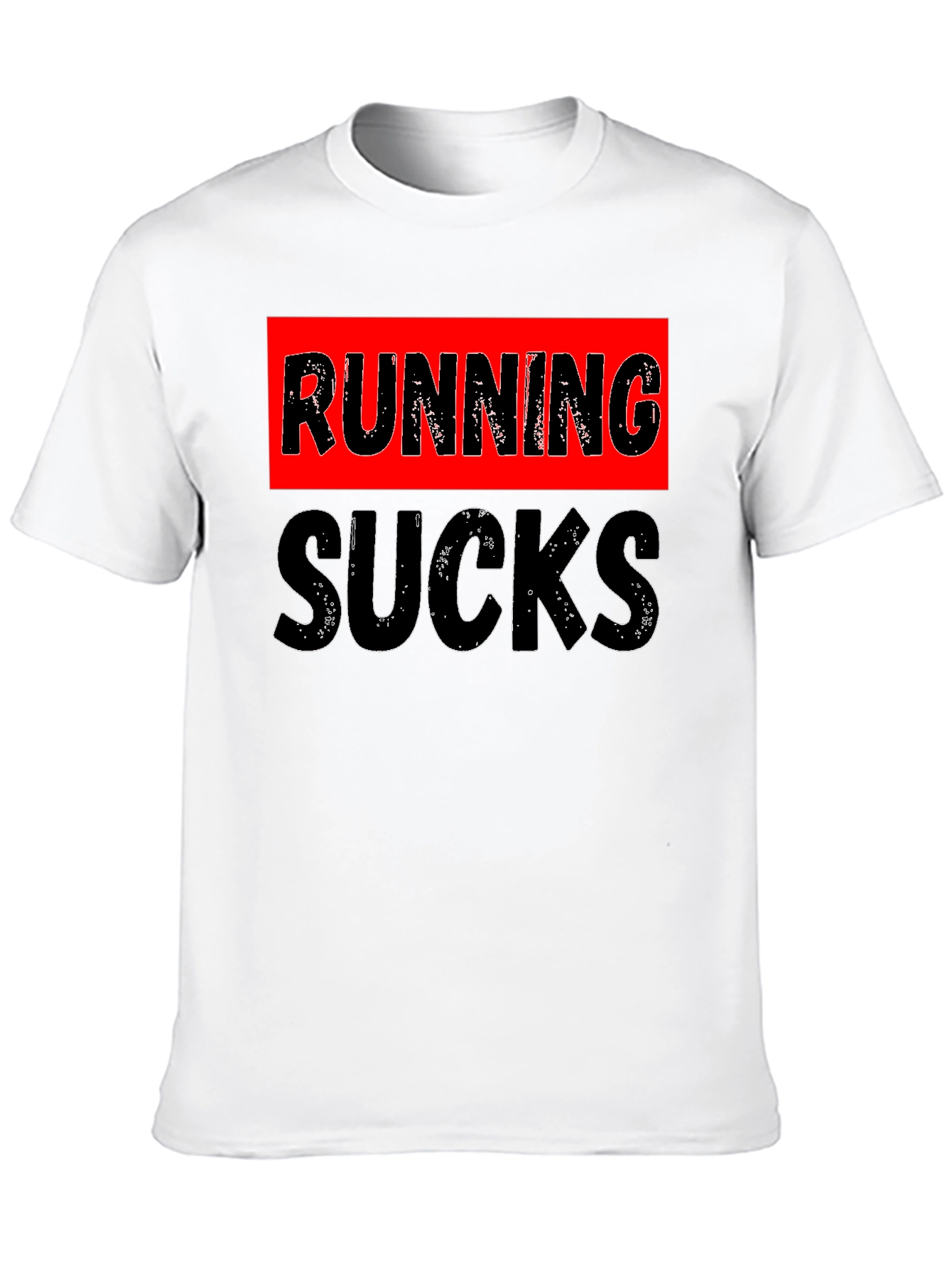 Running Sucks Graphic Tee - Funny Workout Shirt
