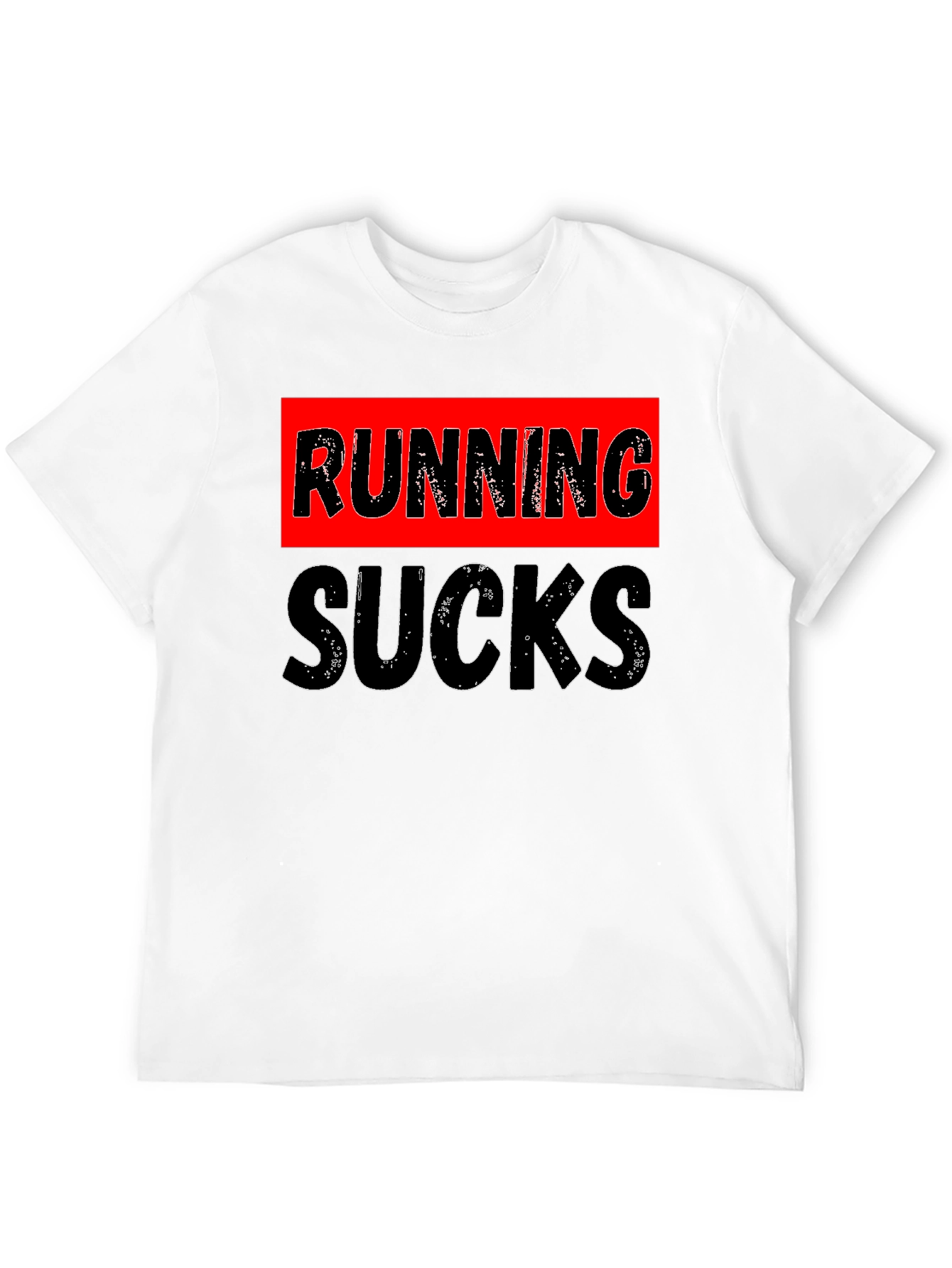 Running Sucks Graphic Tee - Funny Workout Shirt