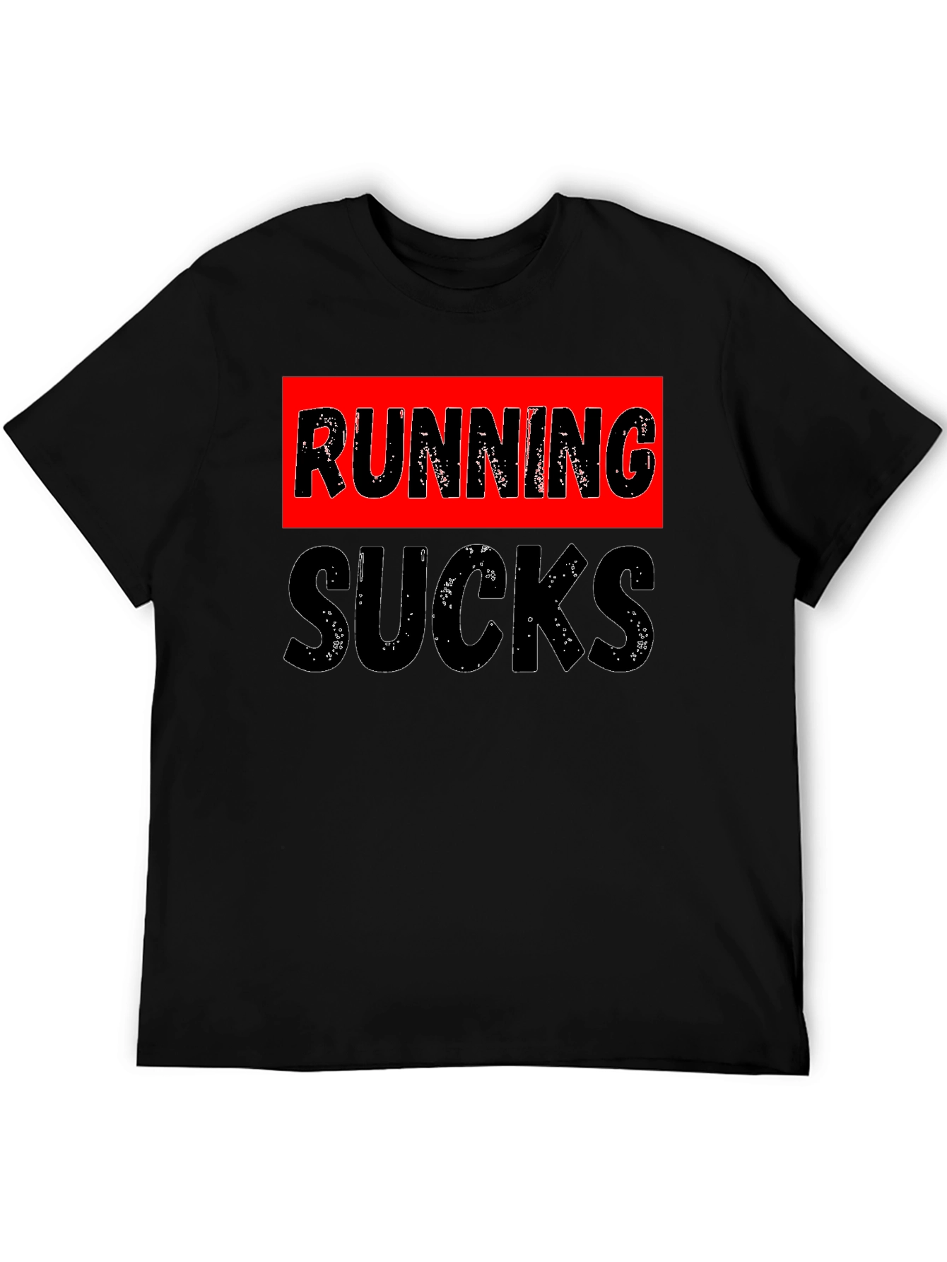 Running Sucks Graphic Tee - Funny Workout Shirt