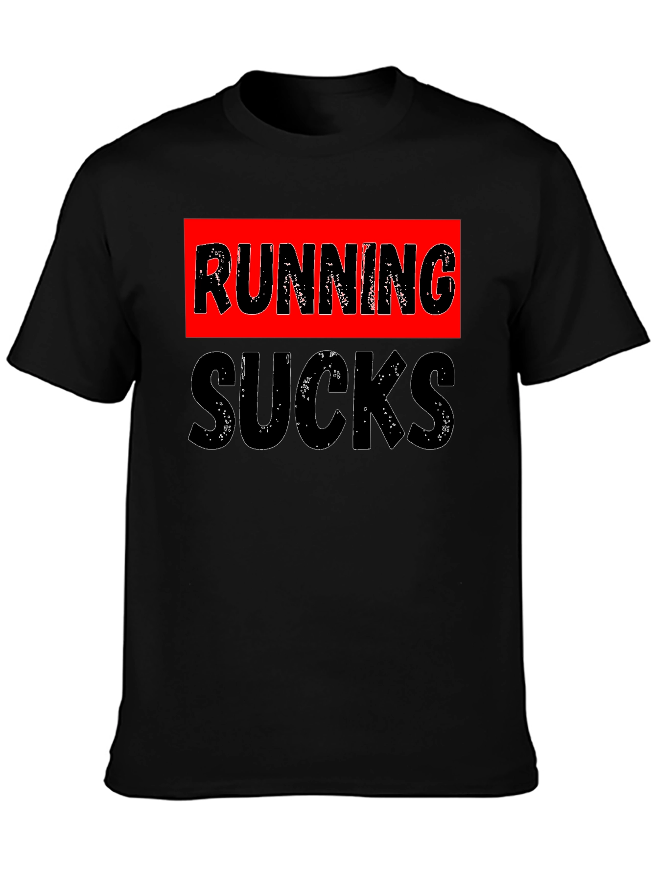 Running Sucks Graphic Tee - Funny Workout Shirt