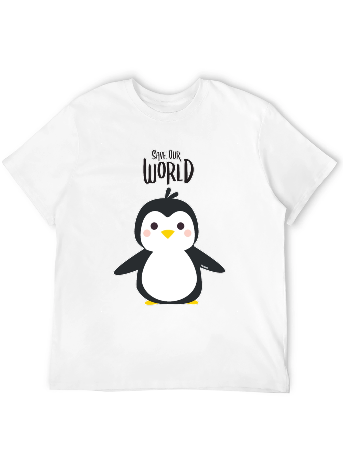 Save Our World Penguin Graphic Tee