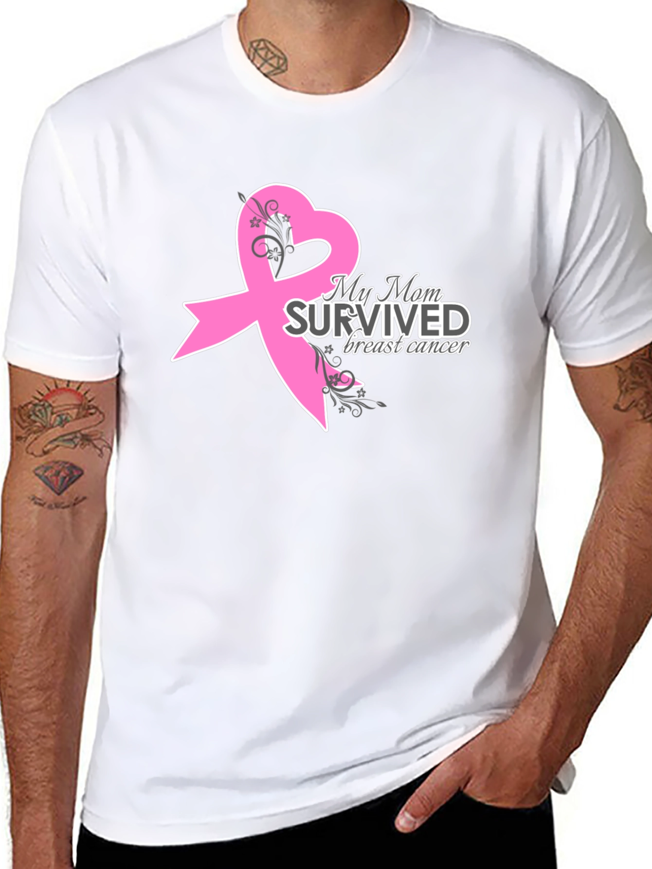 My Mom Survived Breast Cancer T-Shirt