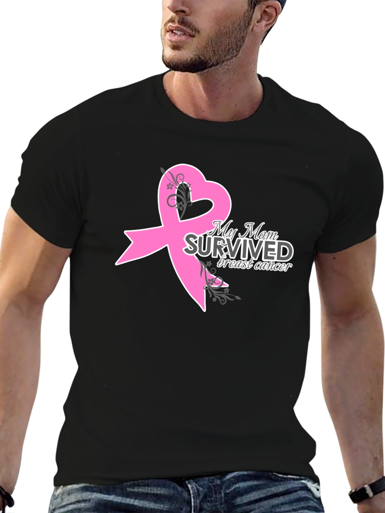 My Mom Survived Breast Cancer T-Shirt