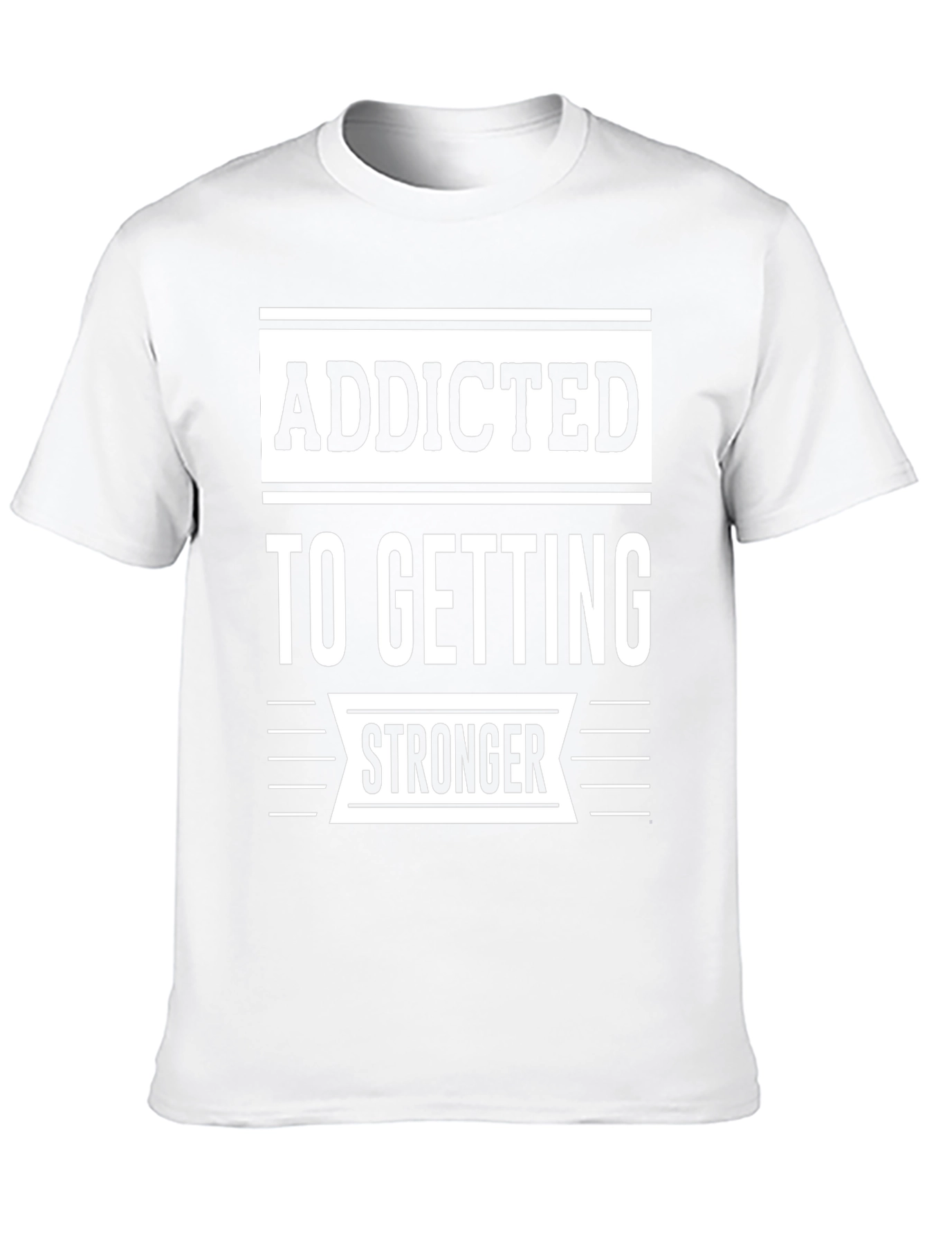 Addicted To Getting Stronger Graphic Tee