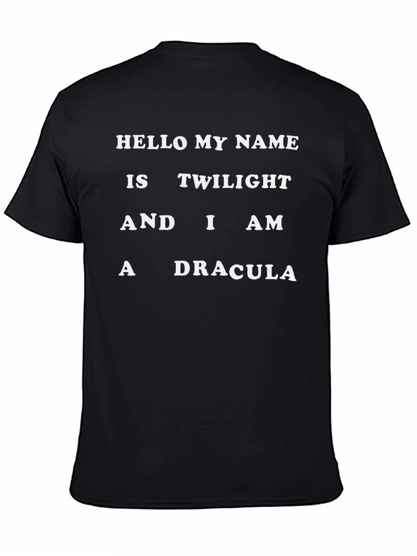 Twilight Dracula Graphic Tee - Funny Novelty T-Shirt